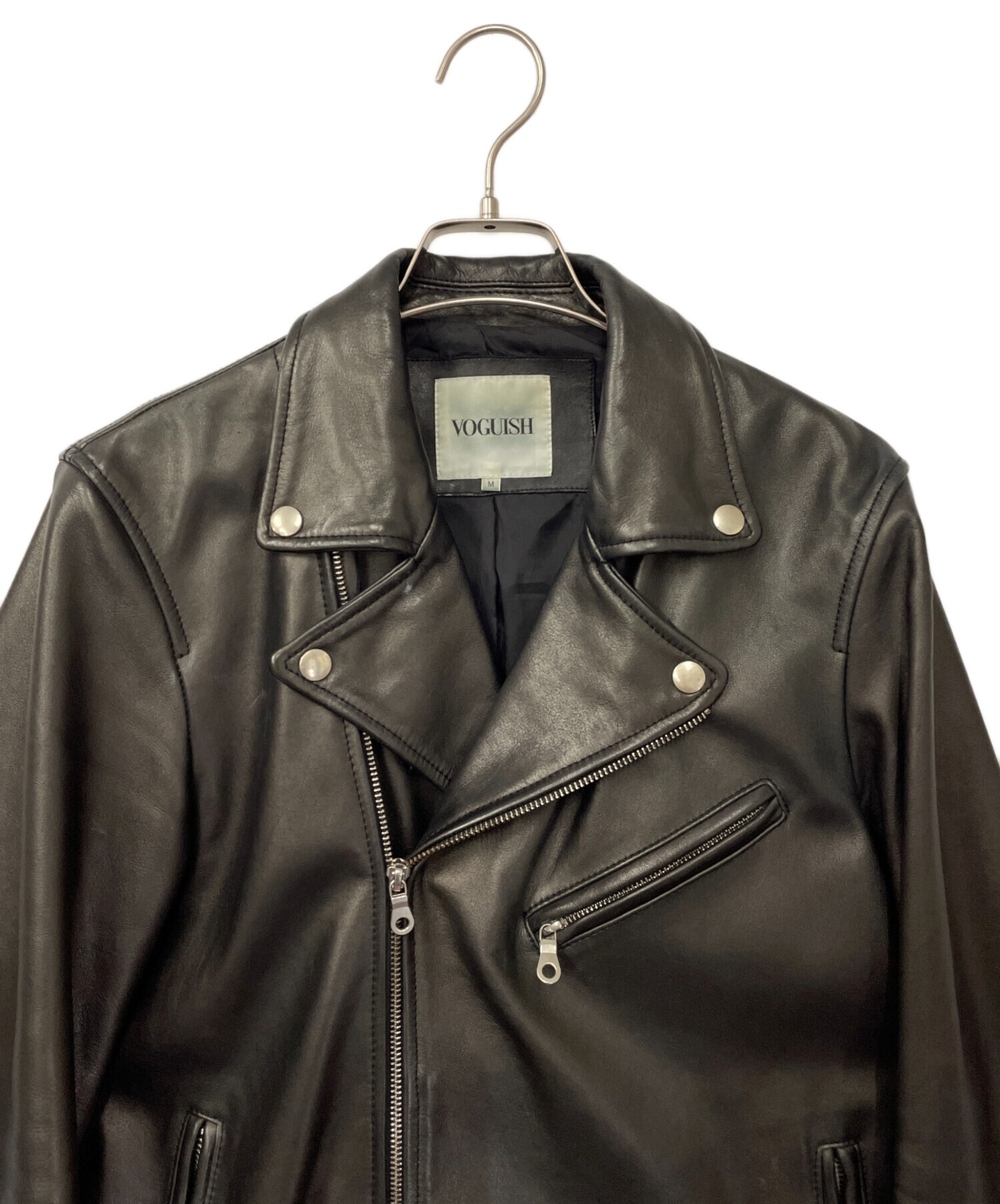 中古・古着通販】VOGUISH (ボーギッシュ) レザーライダースジャケット