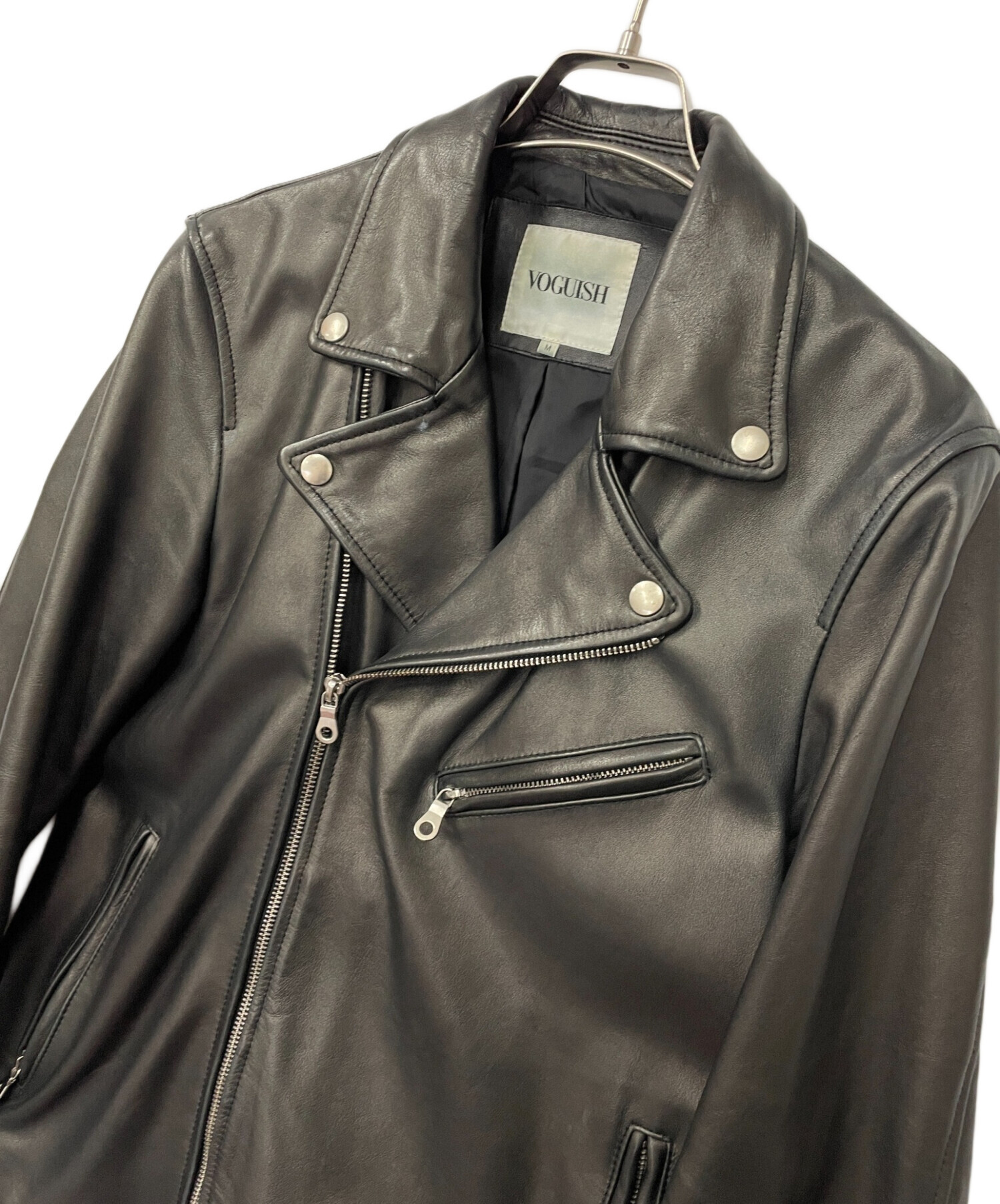 中古・古着通販】VOGUISH (ボーギッシュ) レザーライダースジャケット