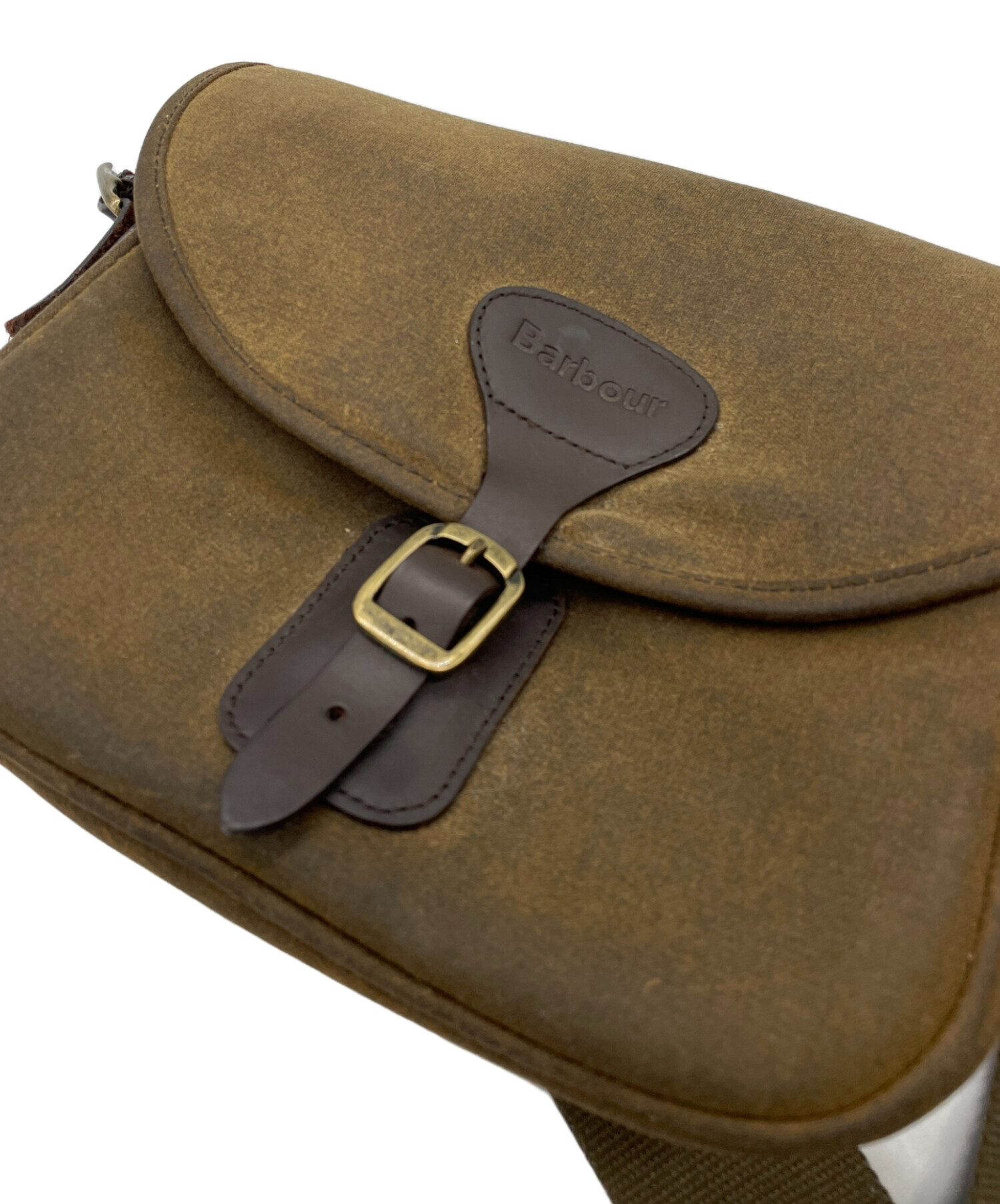 中古・古着通販】Barbour (バブアー) ショルダーバッグ カーキ