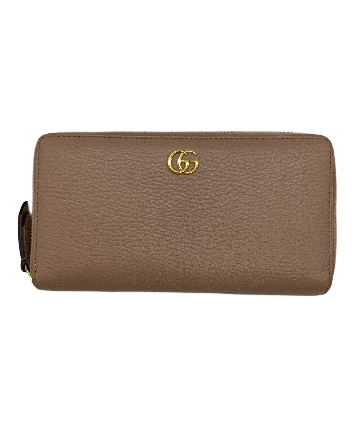 中古・古着通販】GUCCI (グッチ) 長財布 ピンクベージュ｜ブランド 