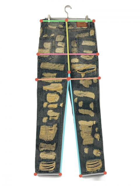 中古・古着通販】WANNA (ワナ) デニムパンツ ブルー サイズ:1