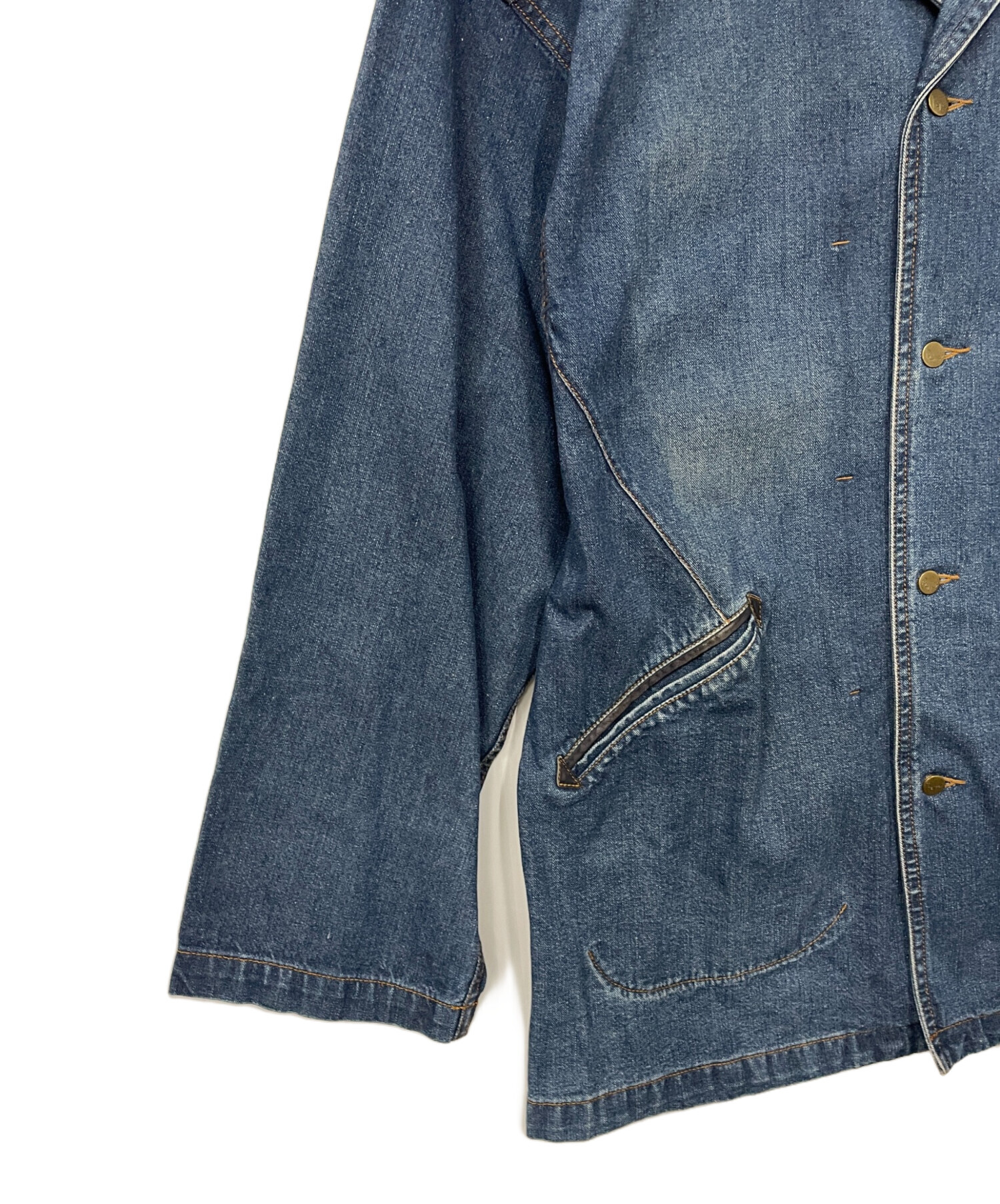 中古・古着通販】PAPAS (パパス) カバーオール ブルー サイズ:M