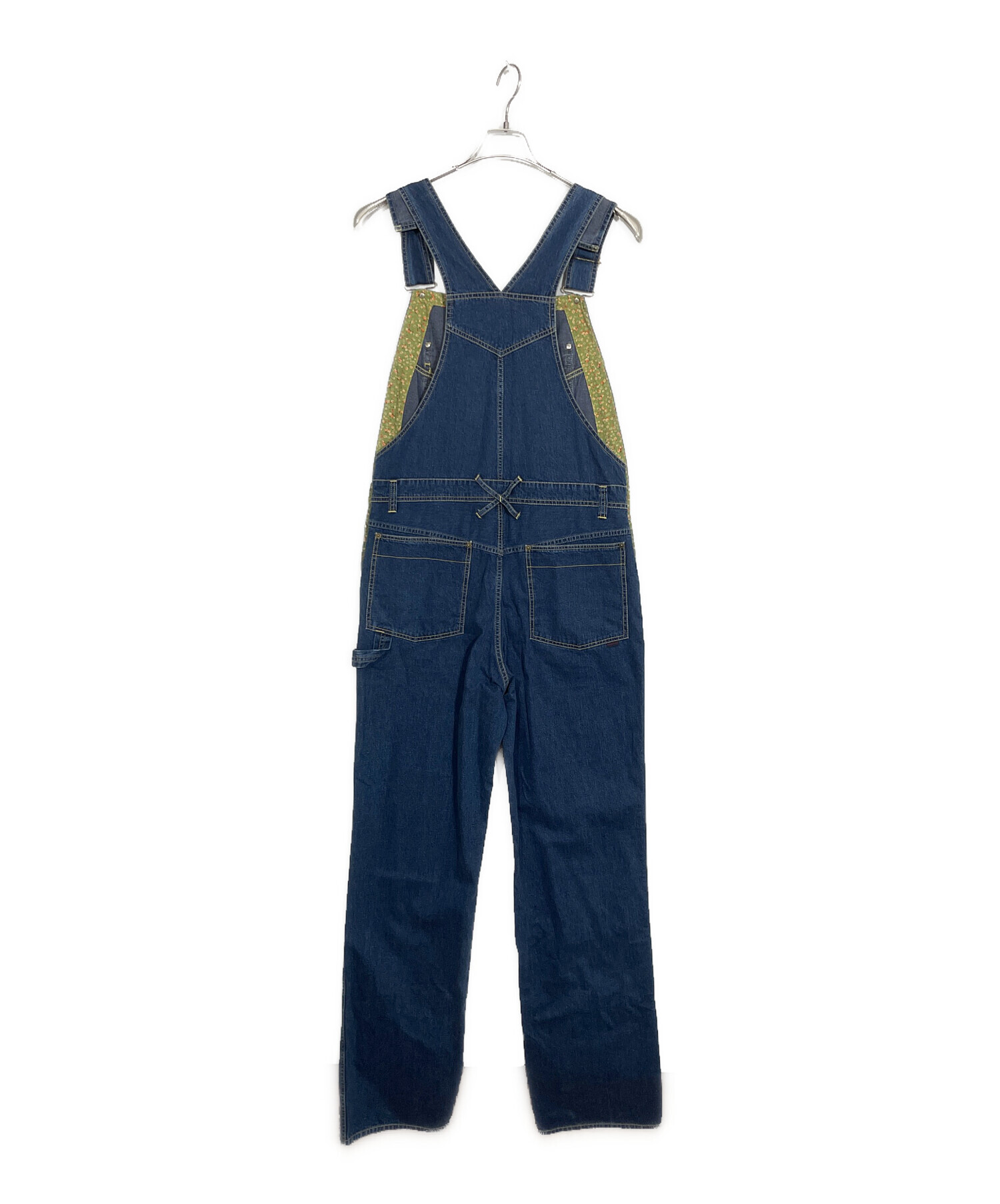 中古・古着通販】PAPAS (パパス) デニムオーバーオール ブルー サイズ 