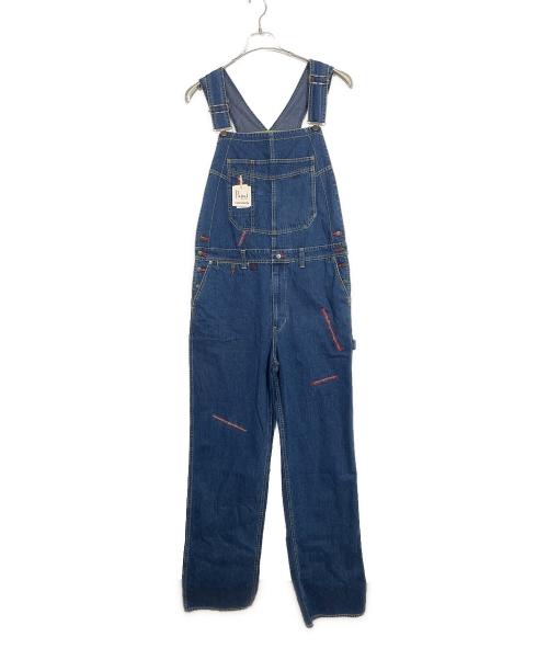 中古・古着通販】PAPAS (パパス) デニムオーバーオール ブルー サイズ