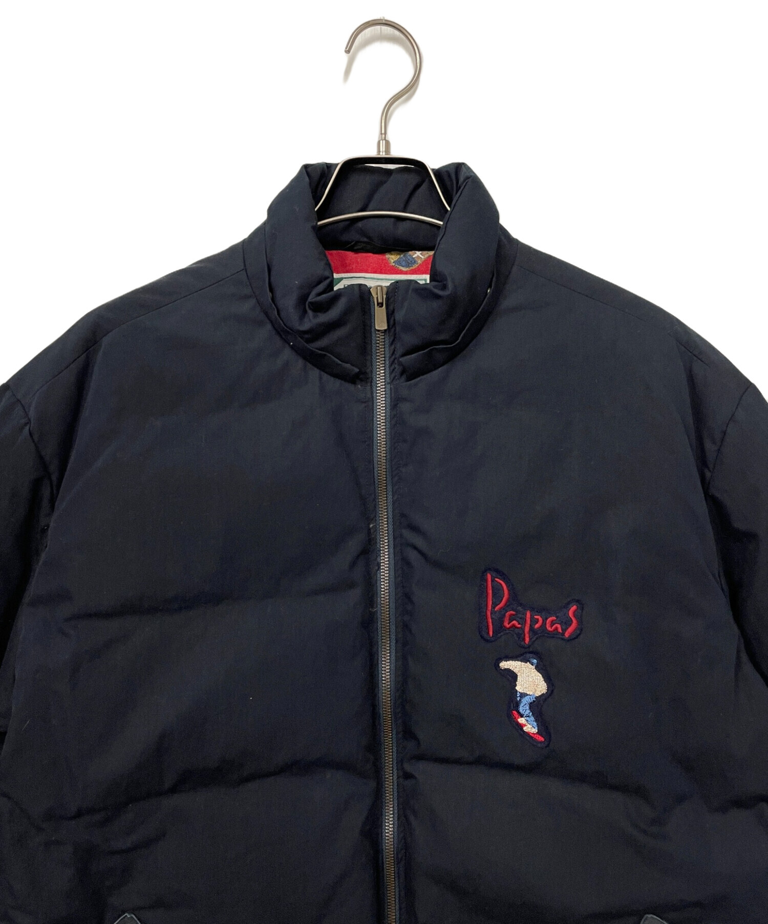 中古・古着通販】PAPAS (パパス) ダウンジャケット ネイビー サイズ:M