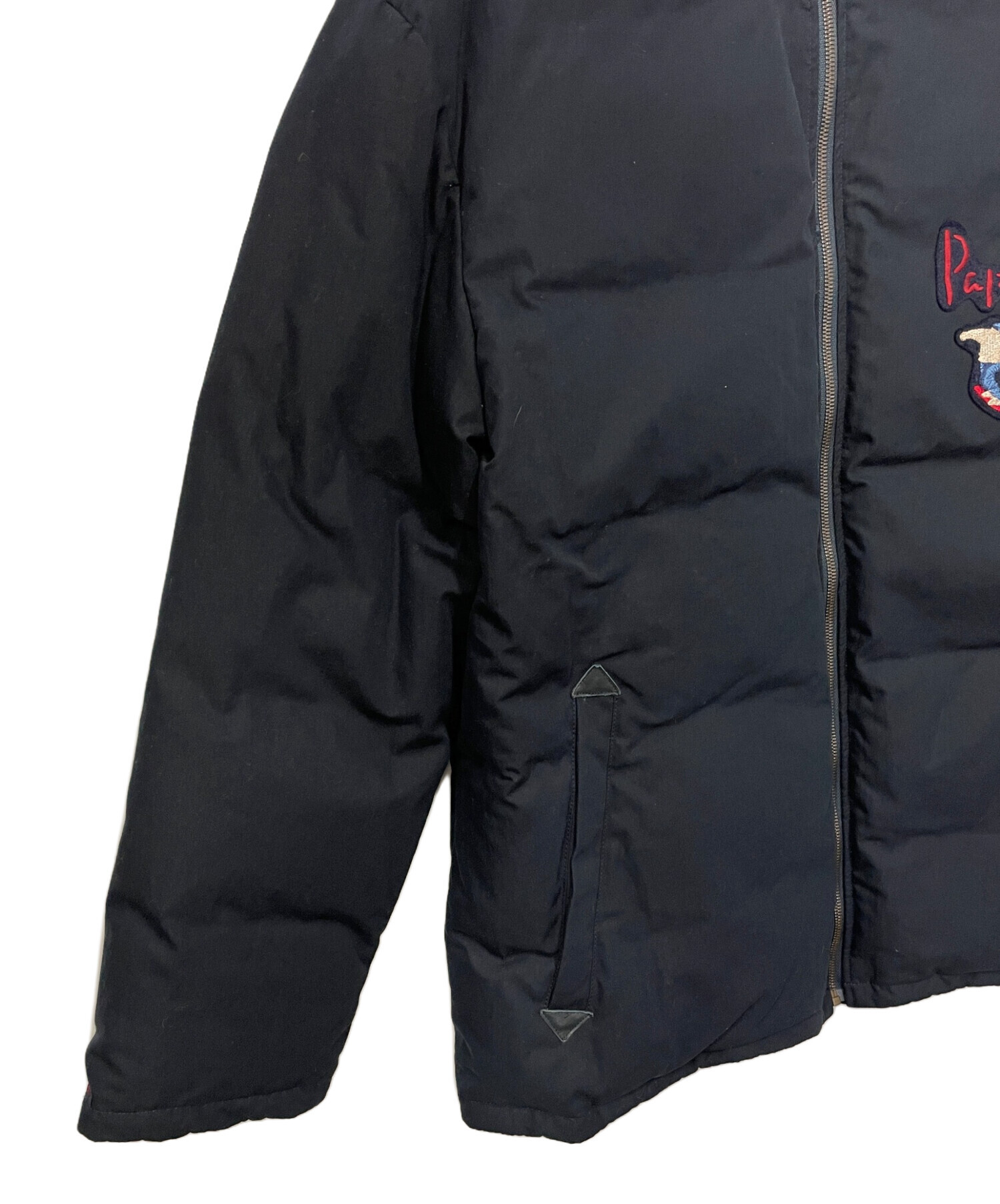 中古・古着通販】PAPAS (パパス) ダウンジャケット ネイビー サイズ:M