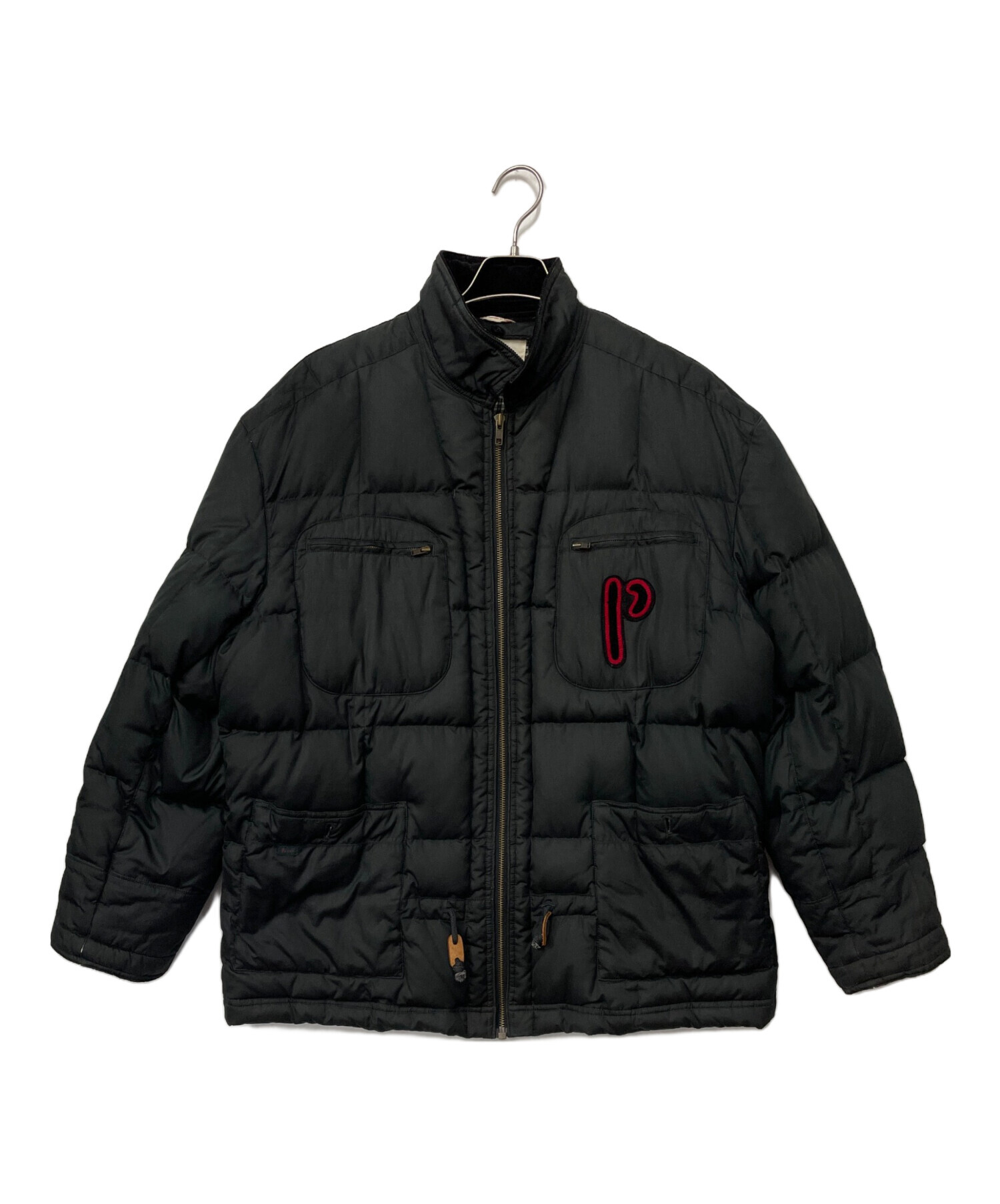 中古・古着通販】PAPAS (パパス) ダウンジャケット ブラック サイズ:M 