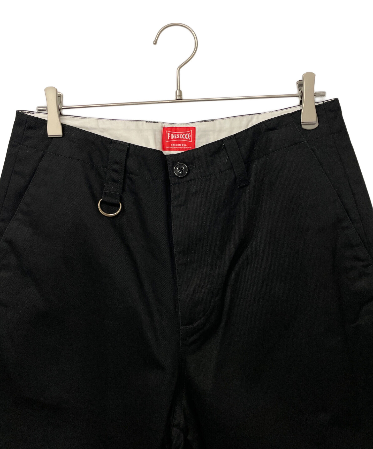 中古・古着通販】FINESIXX (ファインシックス) ワークパンツ ブラック