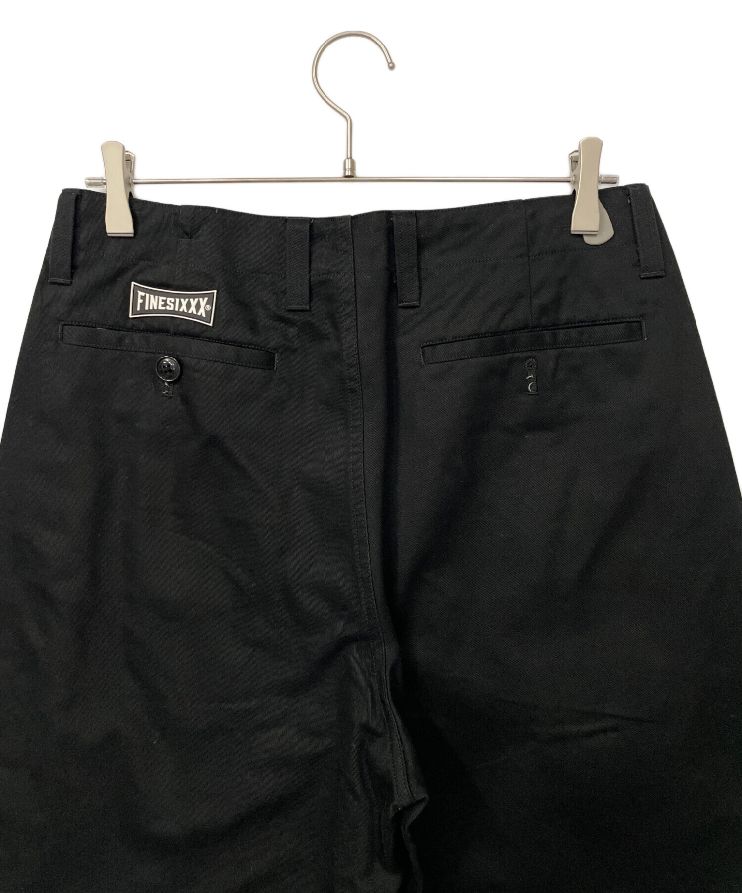 中古・古着通販】FINESIXX (ファインシックス) ワークパンツ ブラック