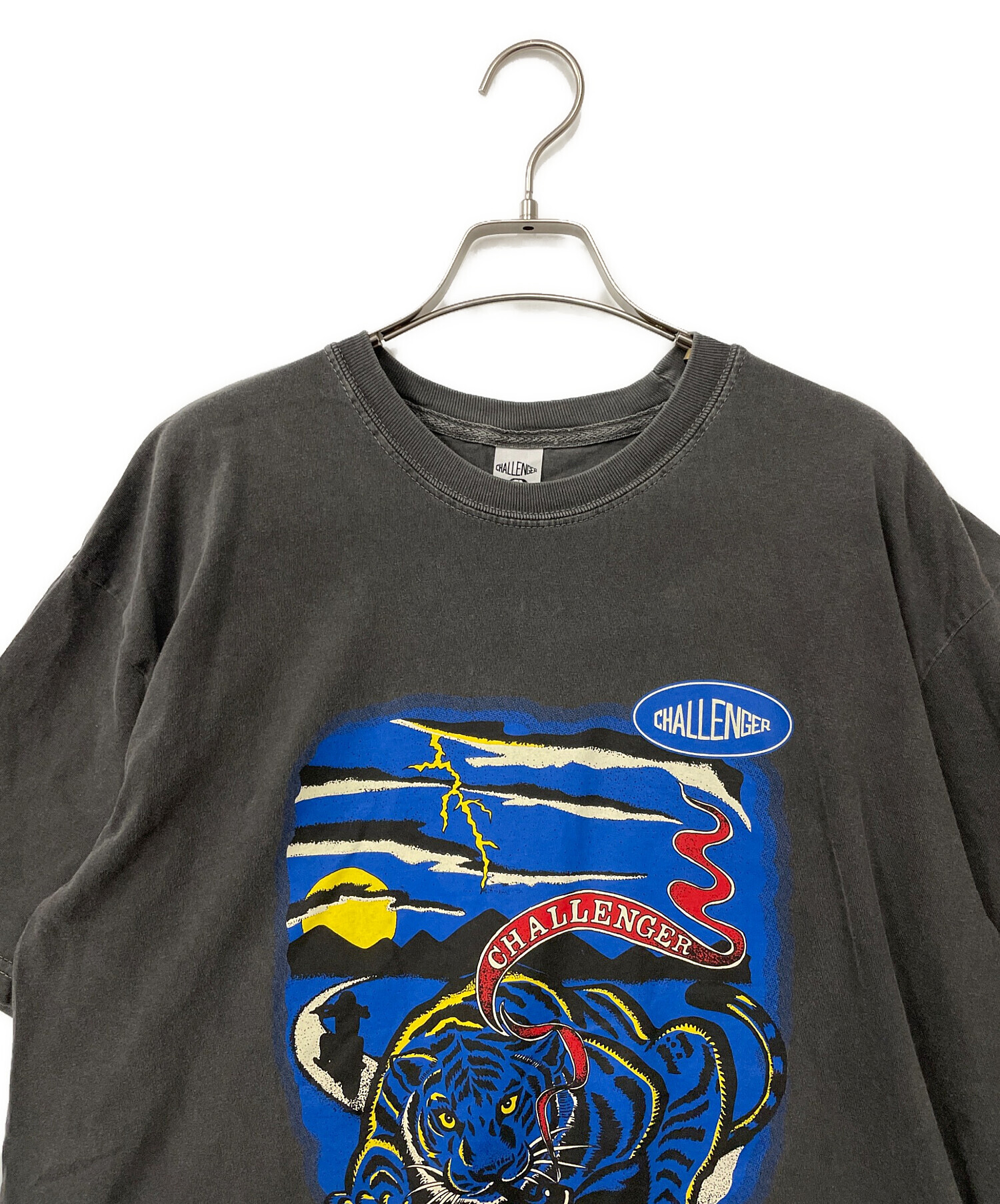 中古・古着通販】CHALLENGER (チャレンジャー) Tシャツ グレー サイズ