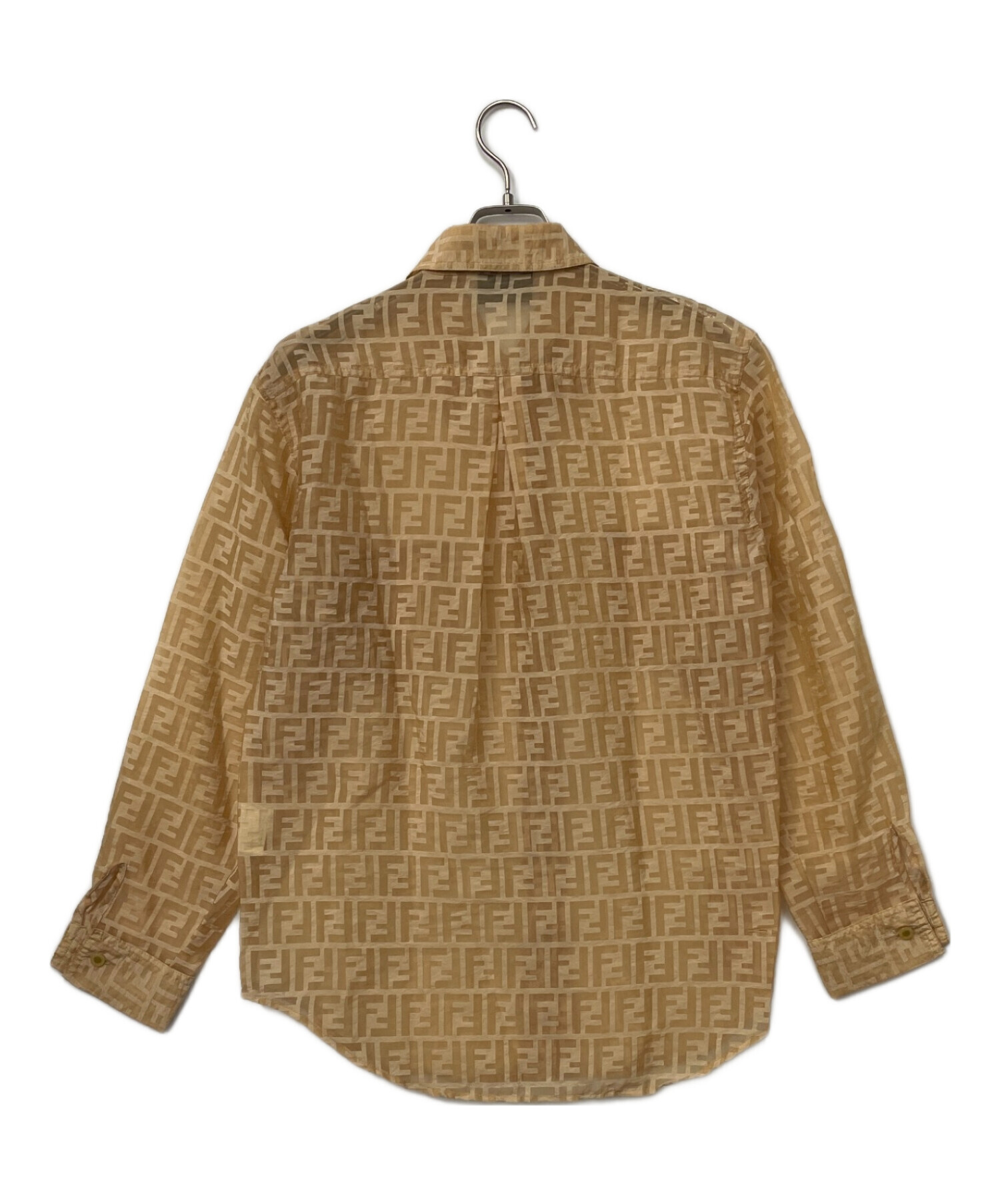中古・古着通販】FENDI (フェンディ) 長袖シャツ オレンジ サイズ:44