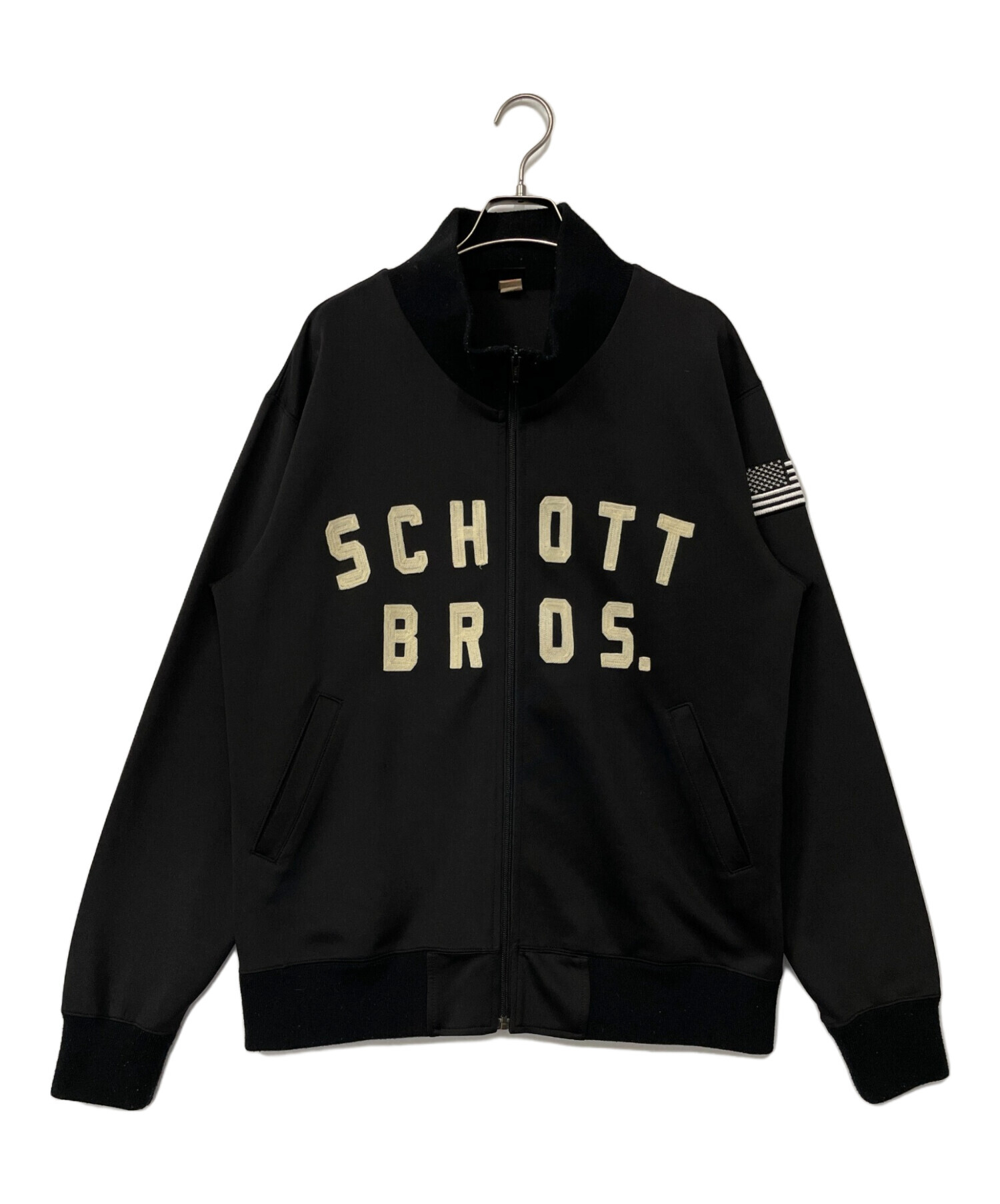 中古・古着通販】Schott (ショット) トラックジャケット ブラック 