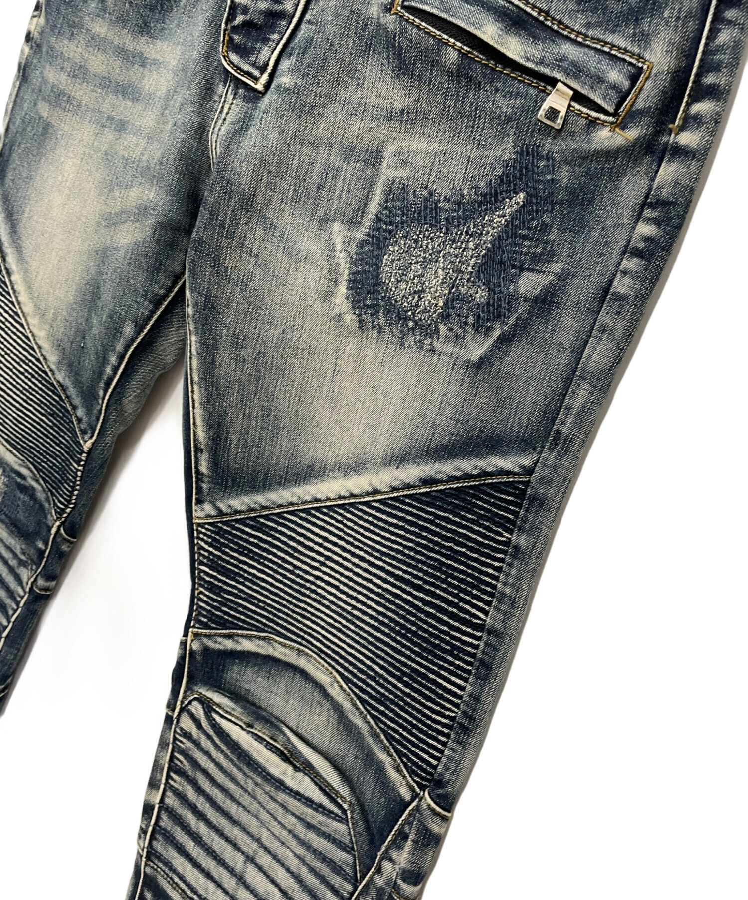 バルマン スリム バイカーデニム 30 近年モデル 最終価格 BALMAIN