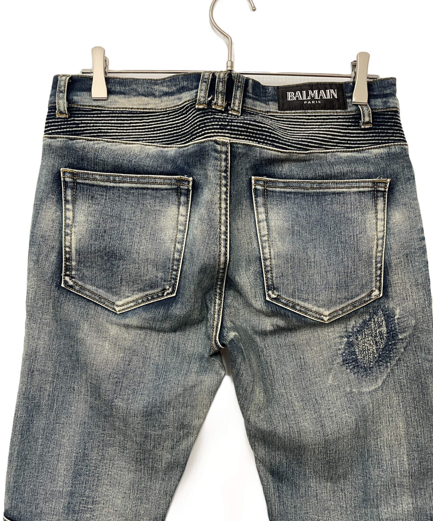 中古・古着通販】BALMAIN (バルマン) バイカーデニム サイズ:W32