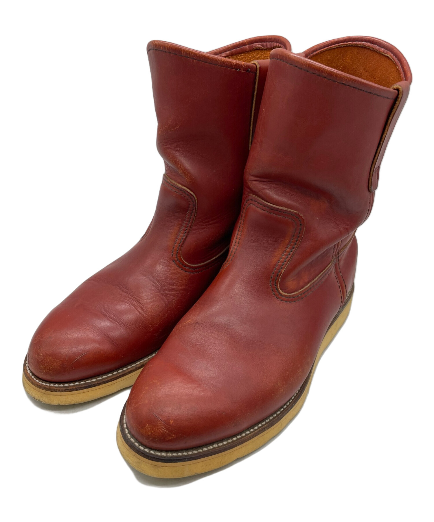よ*ん様 レッドウィング　ペコスブーツ　RED WING 希少　　廃盤 中古・古着通販】RED WING (レッドウィング) ペコスブーツ レッド