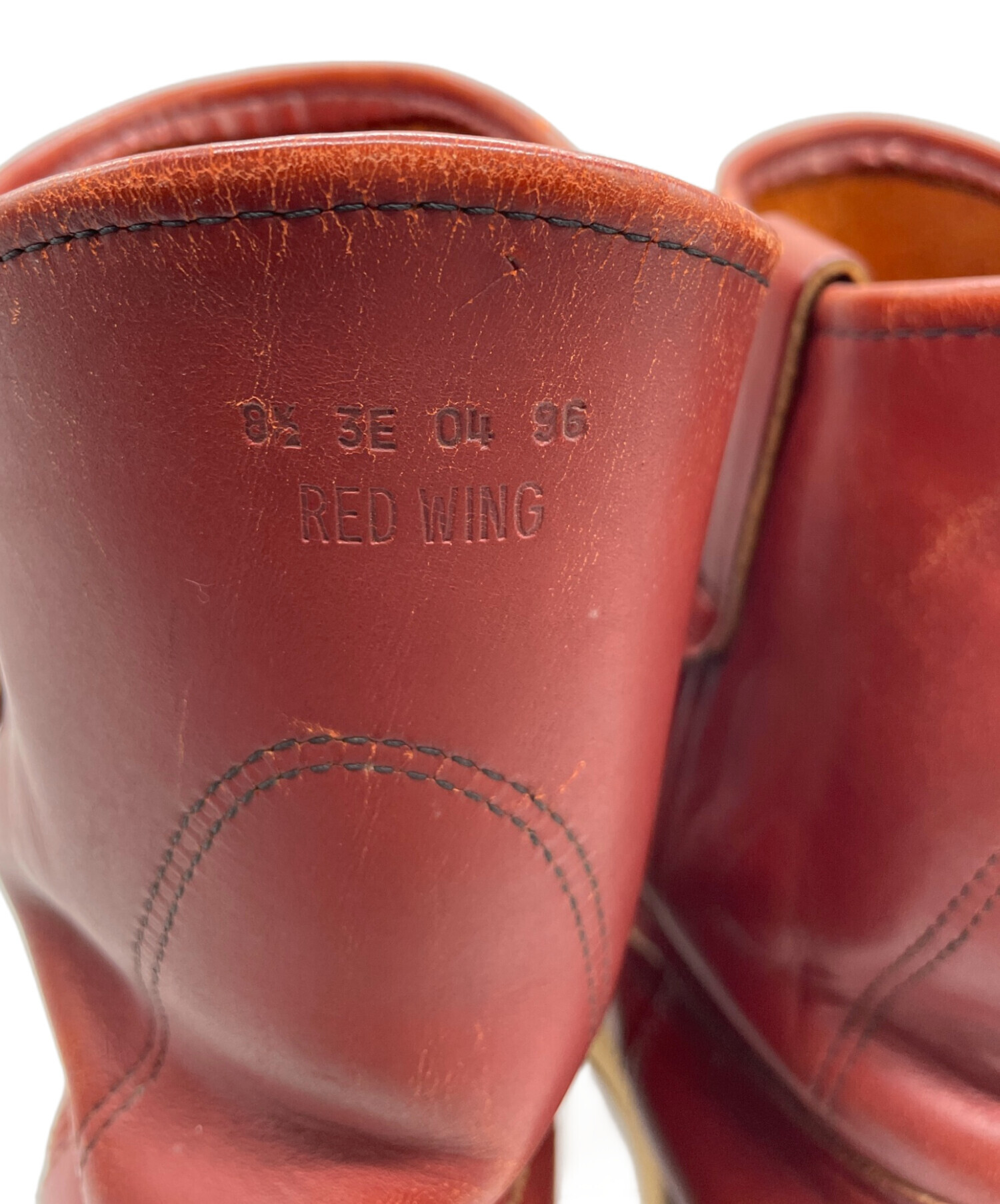 中古・古着通販】RED WING (レッドウィング) ペコスブーツ レッド 中古・古着通販】RED WING (レッドウィング) ペコスブーツ レッド