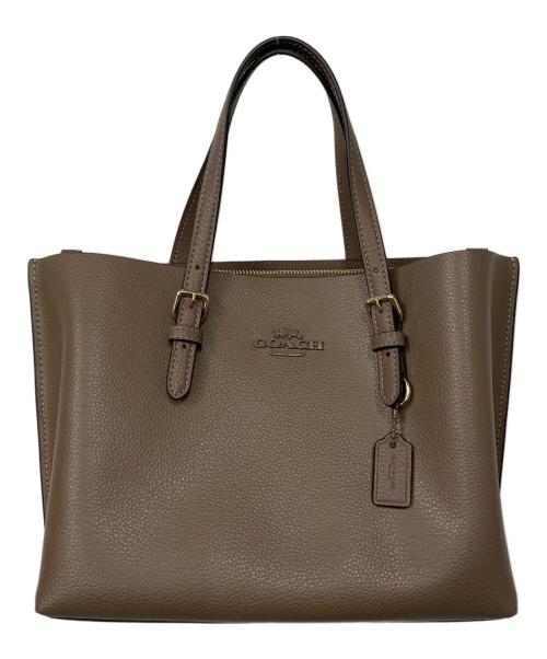 中古・古着通販】COACH (コーチ) モリートートバッグ25 グレージュ