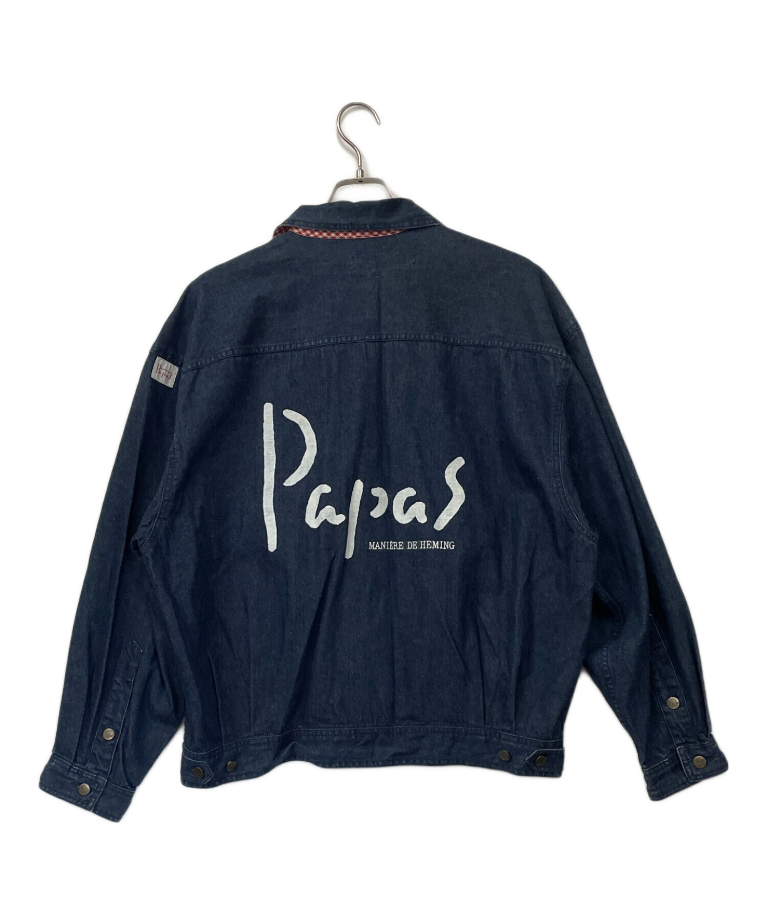中古・古着通販】PAPAS (パパス) デニムジャケット サイズ:M｜ブランド 
