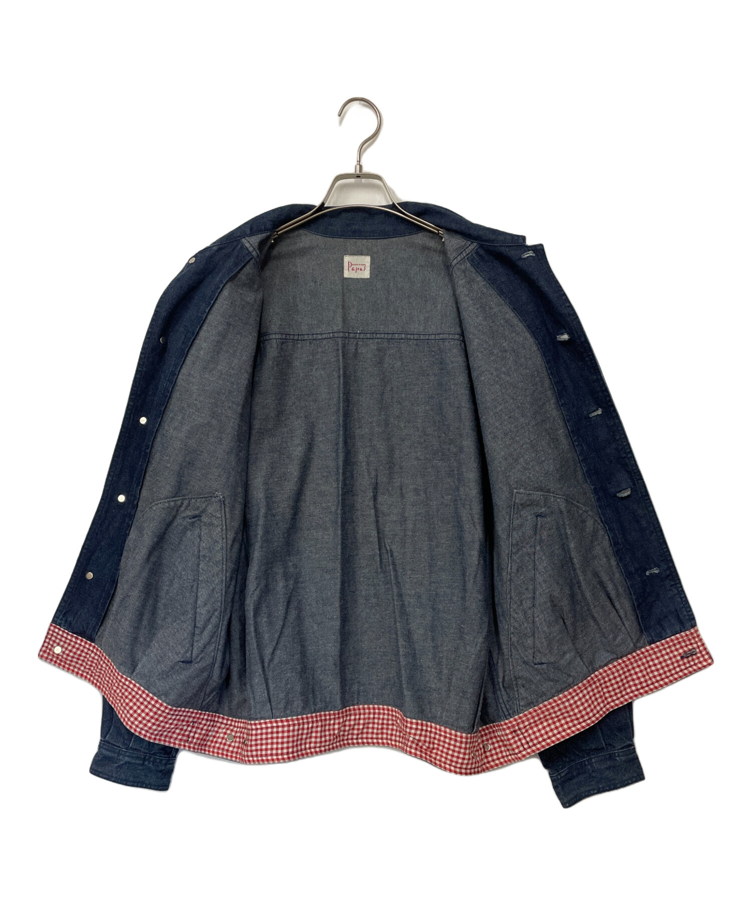 中古・古着通販】PAPAS (パパス) デニムジャケット サイズ:M｜ブランド 