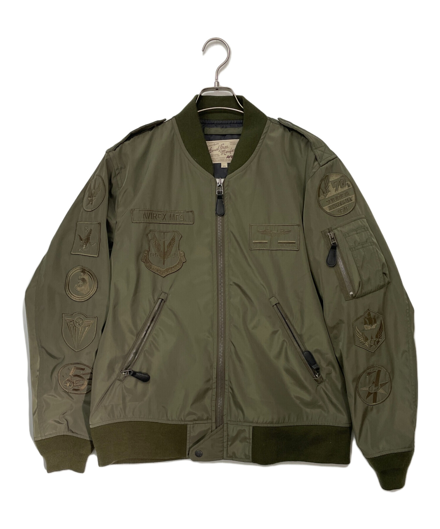 AVIREX (アヴィレックス) ブルゾン オリーブ サイズ:2XL AVIREX 