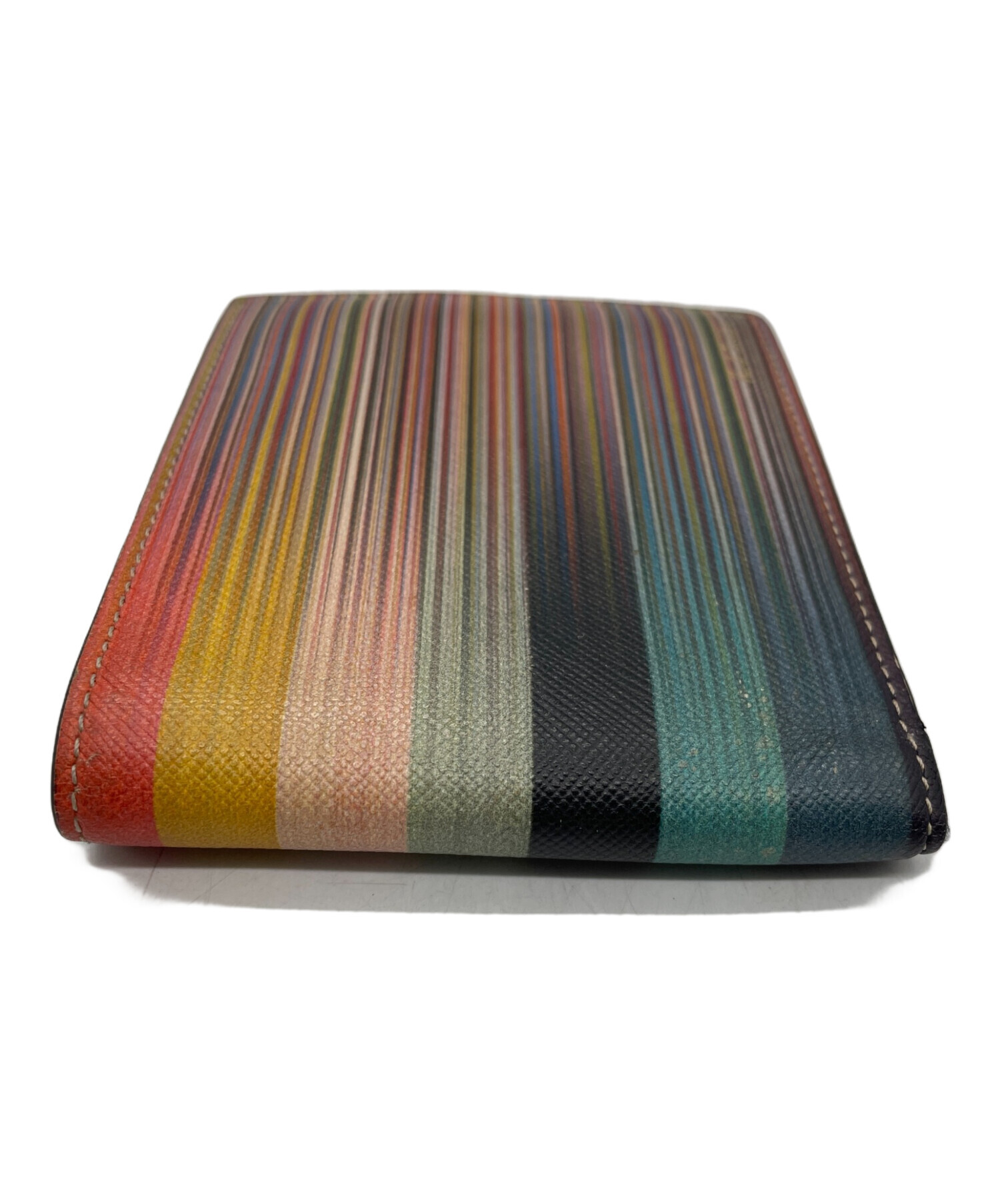 中古・古着通販】PAUL SMITH (ポールスミス) 2つ折り財布 マルチカラー 