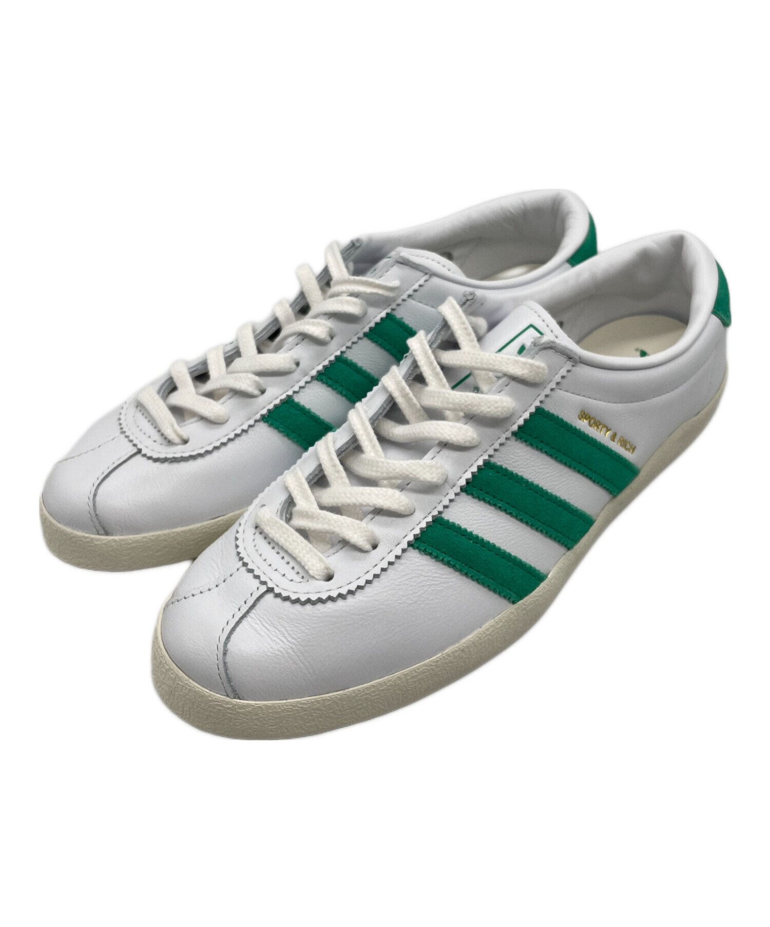 中古・古着通販】adidas (アディダス) スニーカー ホワイト×グリーン 