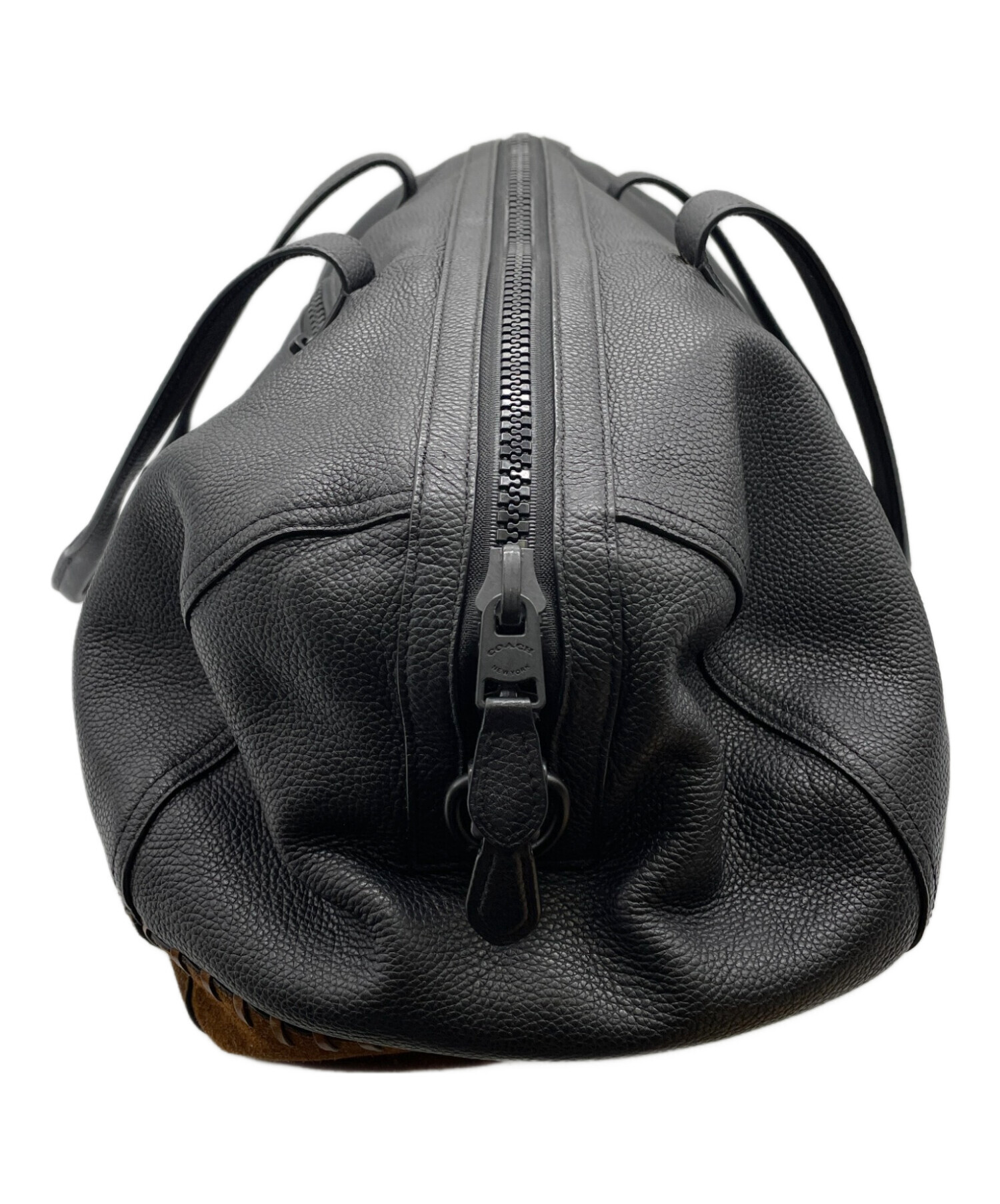 【coach・中古】ボストンバッグ　VOYAGER SPORT CALF 中古・古着通販】COACH (コーチ) ミニボストンバッグ ブラック