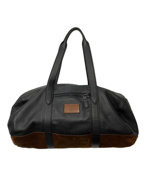 【coach・中古】ボストンバッグ　VOYAGER SPORT CALF 中古・古着通販】COACH (コーチ) ボストンバッグ ブラック｜ブランド