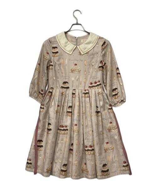 Leur Getterワンピース(おまけ付き) 中古・古着通販】Leur Getter (ルルゲッタ) 長袖ワンピース ピンク