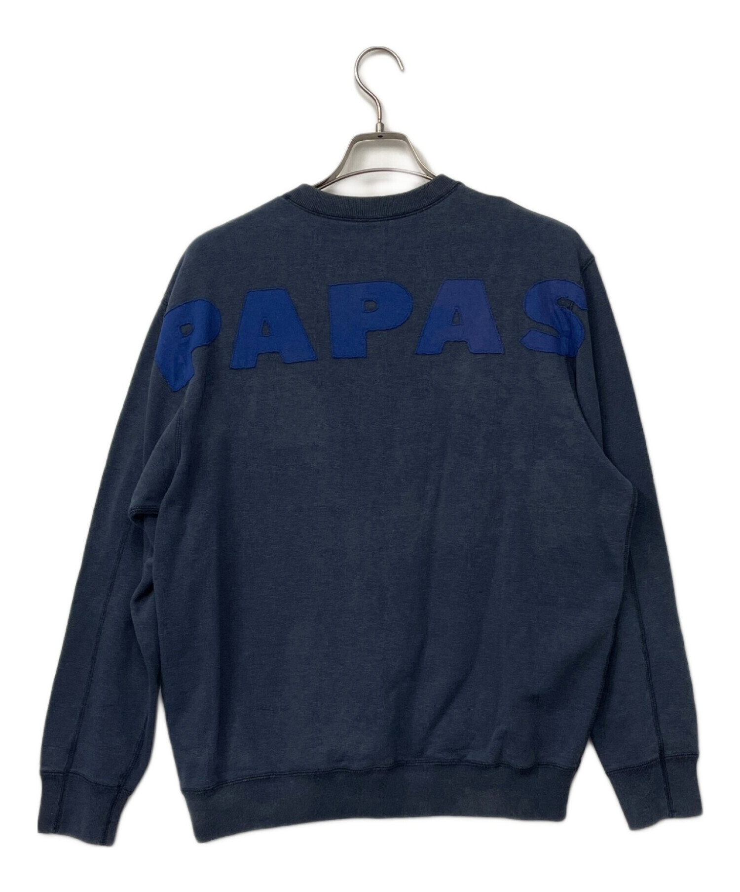 中古・古着通販】PAPAS (パパス) スウェット ネイビー サイズ:48 M 