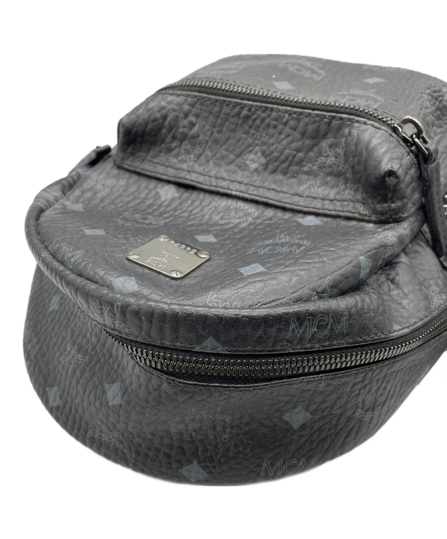 中古・古着通販】MCM (エムシーエム) リュック ブラック｜ブランド