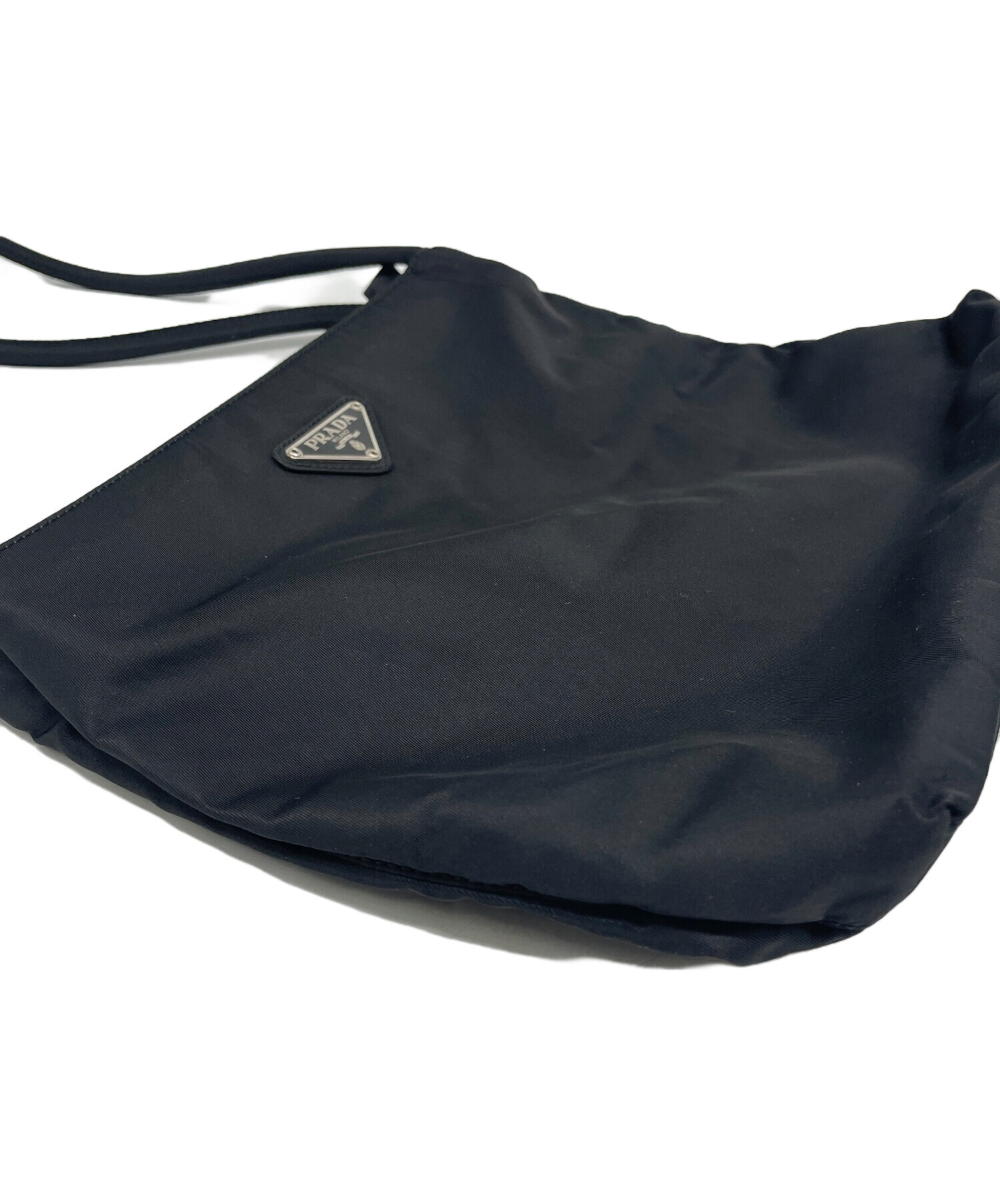 中古・古着通販】PRADA (プラダ) ナイロンハンドバッグ ブラック