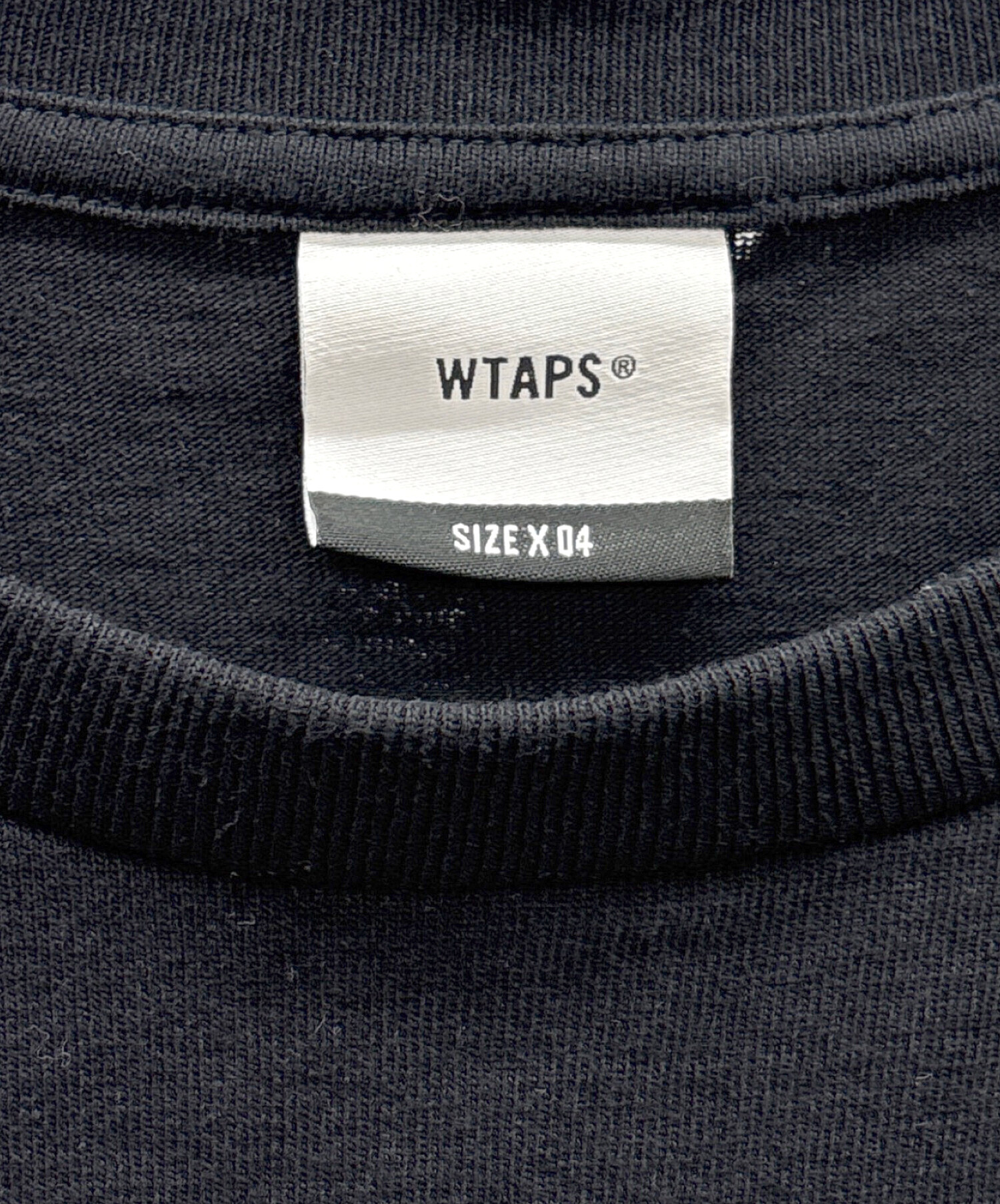 中古・古着通販】WTAPS (ダブルタップス) Tシャツ ブラック サイズ:X04