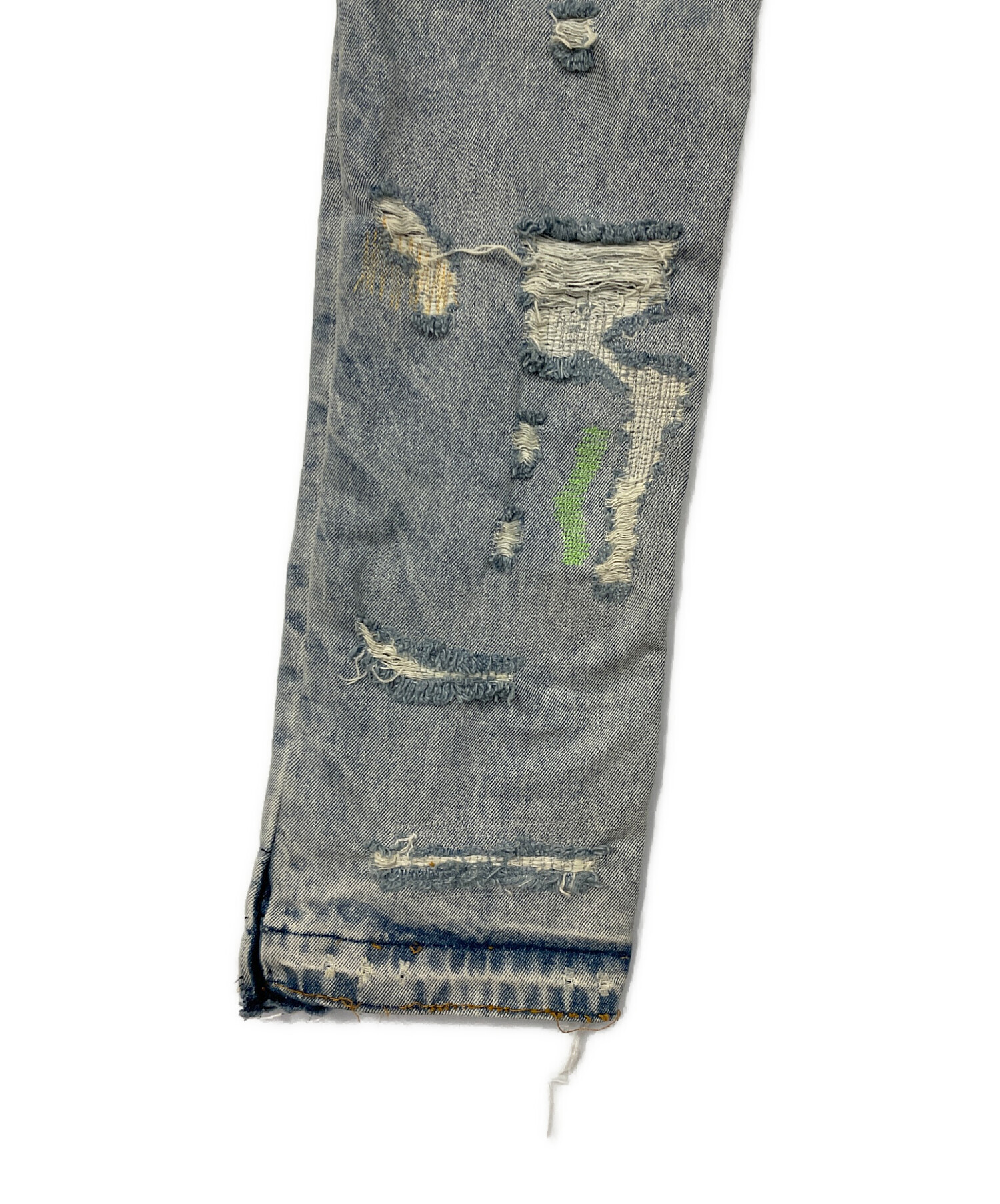 中古・古着通販】LOSTSHDWS (ロストシャドーズ) デニムダメージパンツ