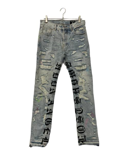 中古・古着通販】LOSTSHDWS (ロストシャドーズ) デニムダメージパンツ