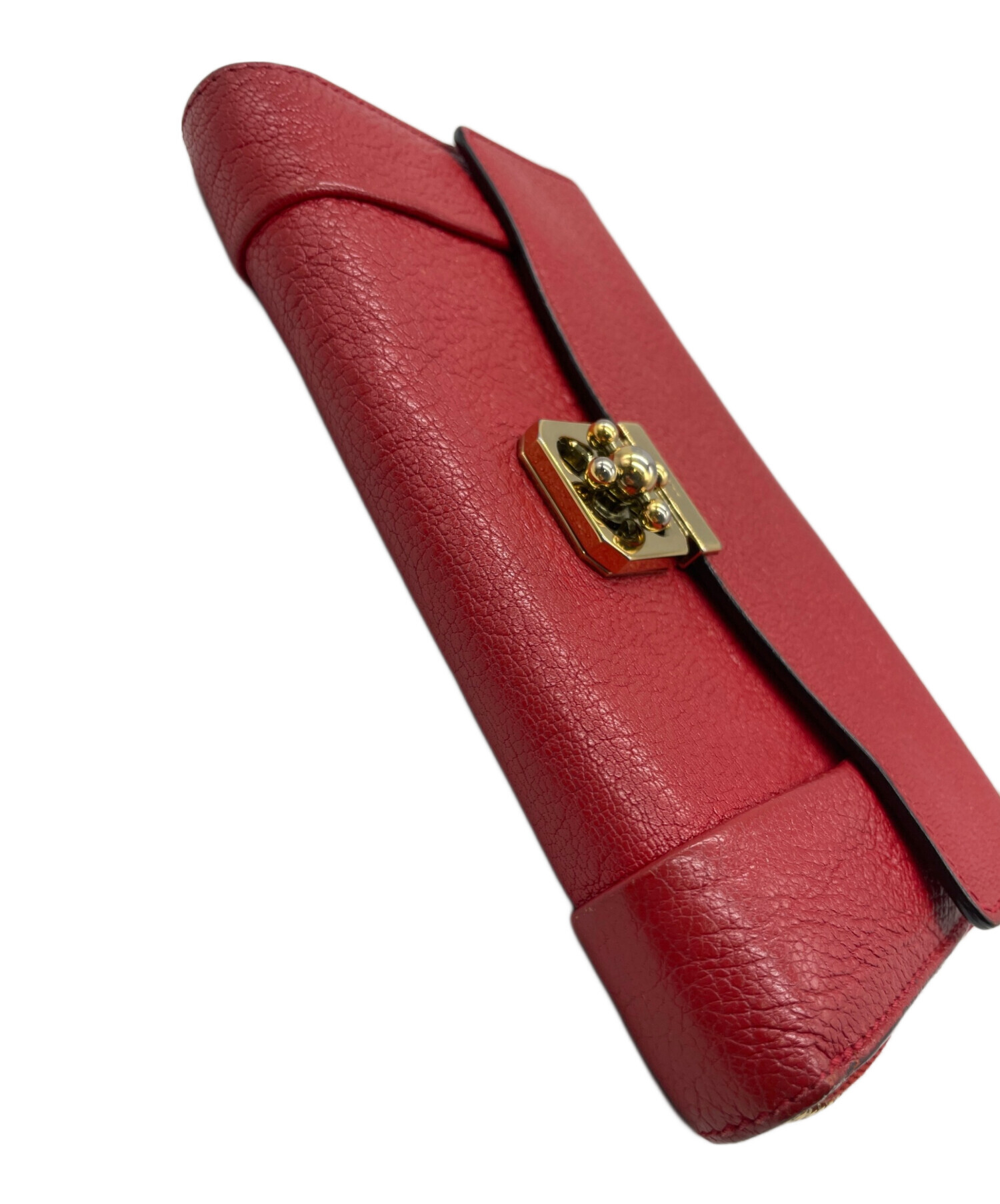 中古・古着通販】Chloe (クロエ) 長財布 レッド｜ブランド・古着通販