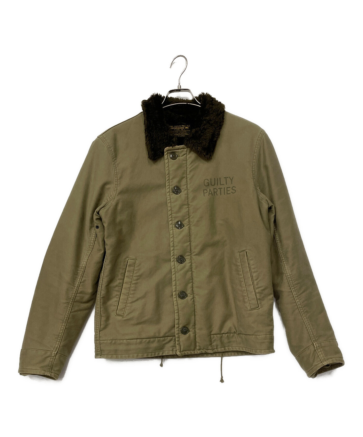 ワコマリア　デッキジャケット　M ミリタリー　ブランド古着　WACKOMARIA 中古・古着通販】WACKO MARIA (ワコマリア) デッキジャケット オリーブ