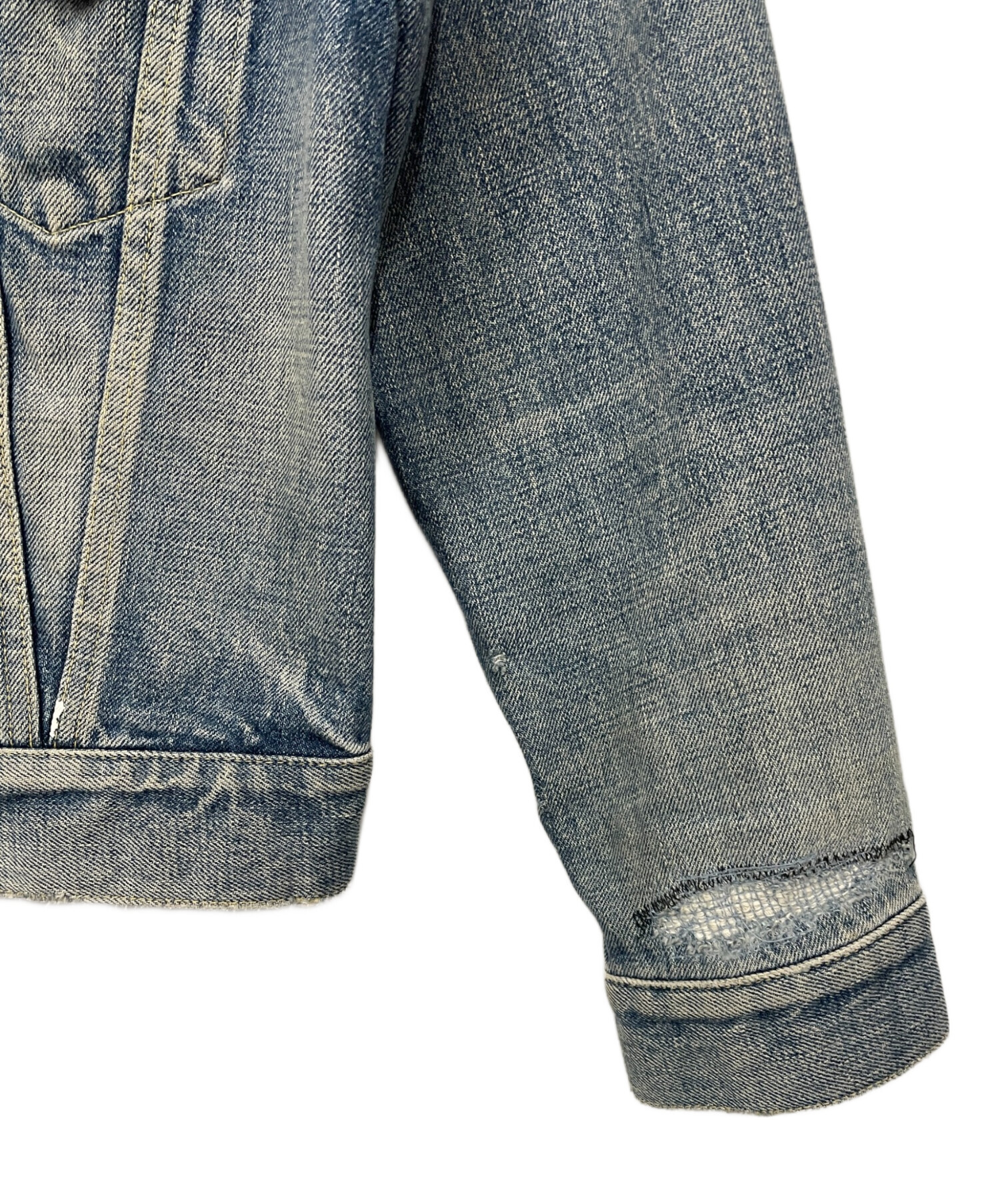 NOWOS デニムジャケット 中古・古着通販】NOWOS (ノーウォス) デニムジャケット ブルー サイズ