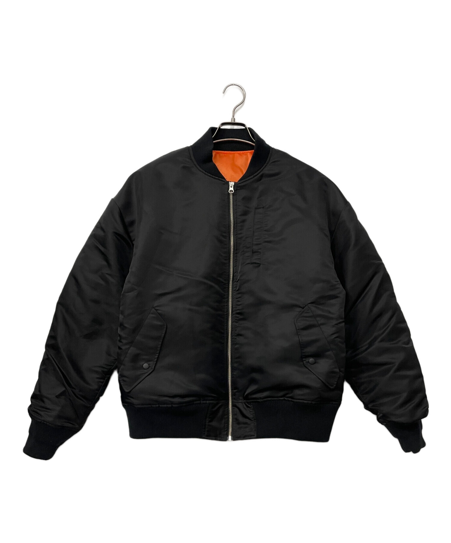 中古・古着通販】RVCA (ルーカ) MA-1ジャケット ブラック サイズ:M 