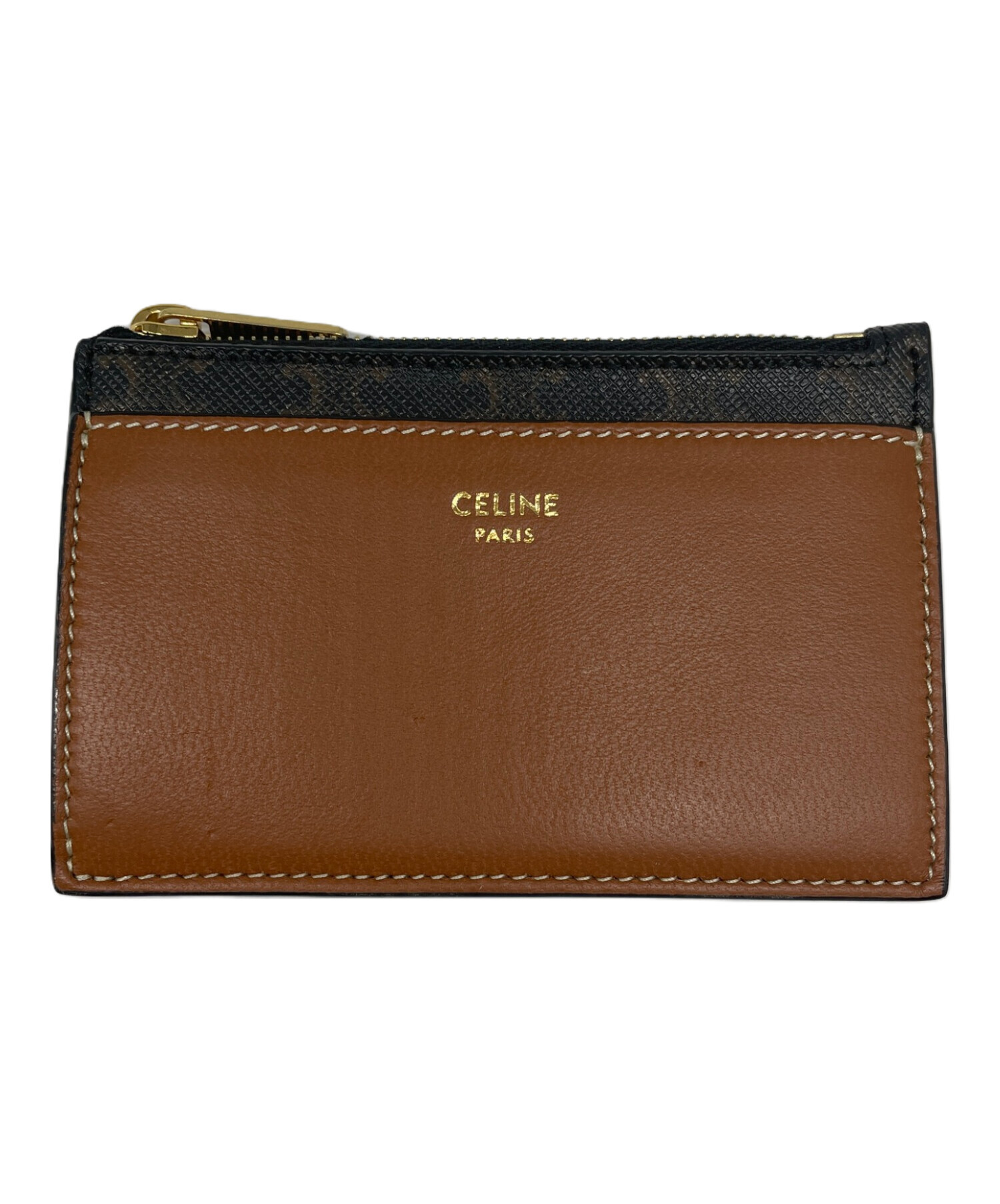 中古・古着通販】CELINE (セリーヌ) カードケース ブラウン｜ブランド 