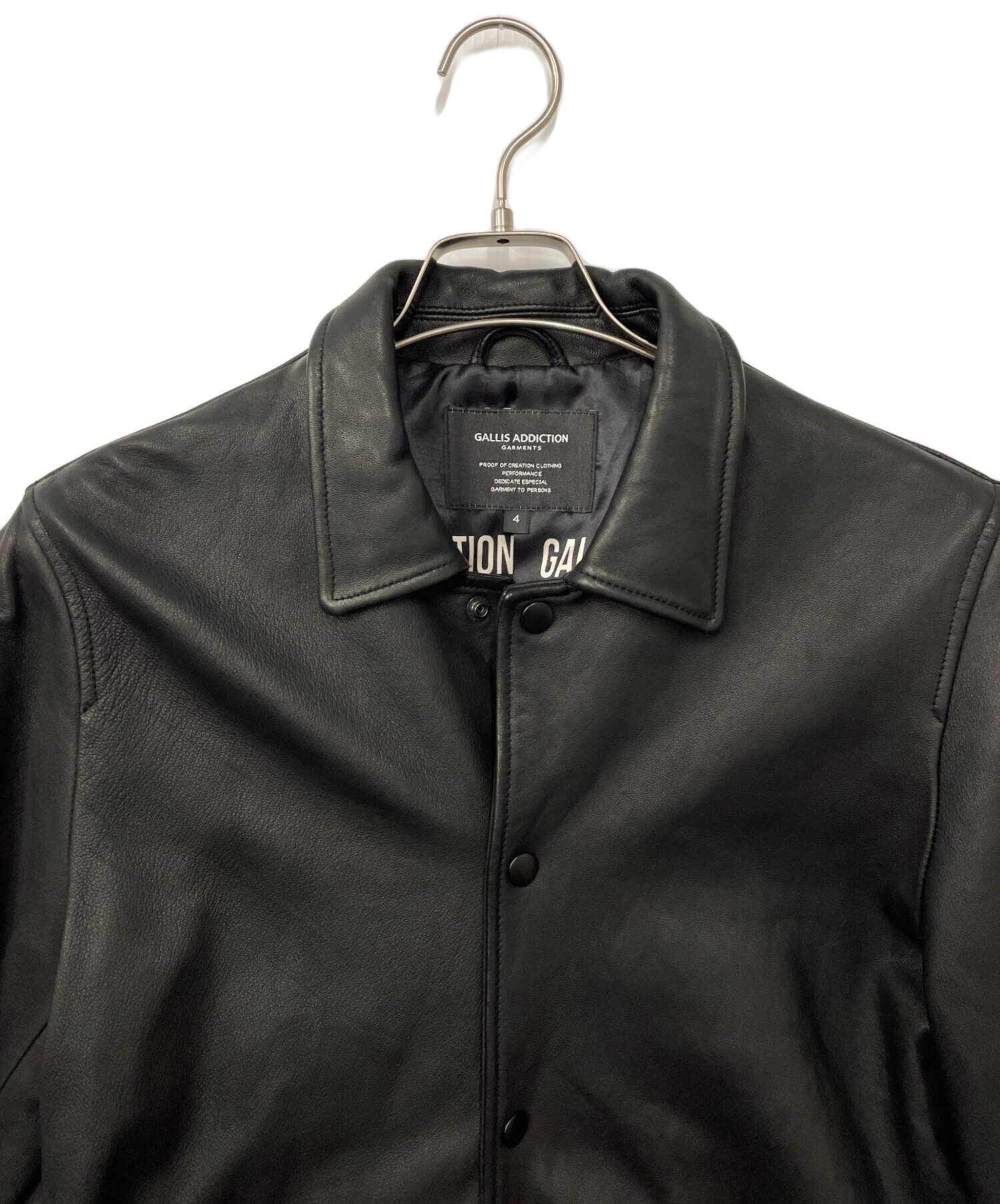 中古・古着通販】GALLIS ADDICTION (ガリスアディクション) ラムレザー