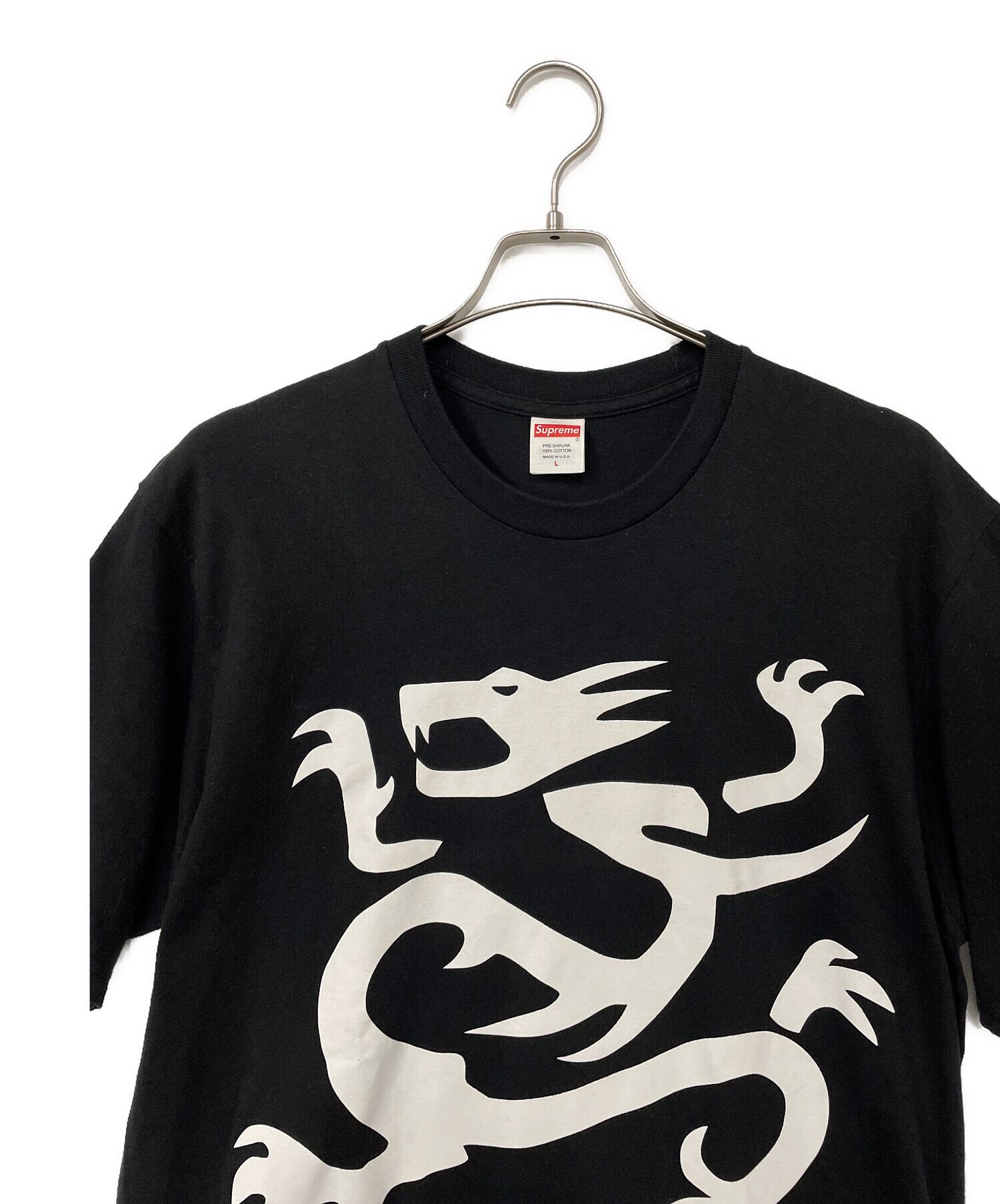 Supreme アートプリント 半袖シャツ L 古着 中古・古着通販】SUPREME (シュプリーム) 半袖Tシャツ ブラック サイズ