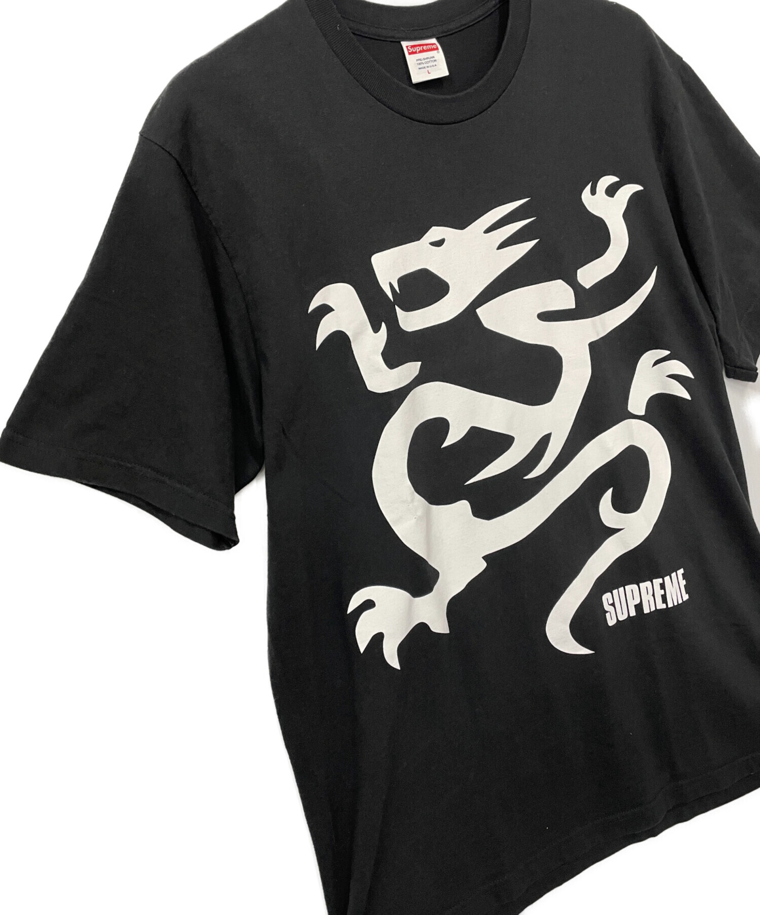 Supreme アートプリント 半袖シャツ L 古着 中古・古着通販】SUPREME (シュプリーム) 半袖Tシャツ ブラック サイズ