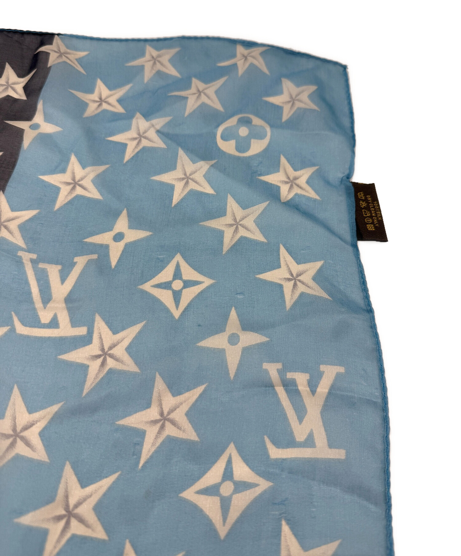 中古・古着通販】LOUIS VUITTON (ルイ ヴィトン) ストール ブルー