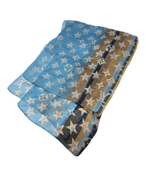 ✤未使用に近い✤ルイヴィトン✤ストール 中古・古着通販】LOUIS VUITTON (ルイ ヴィトン) ストール ブルー