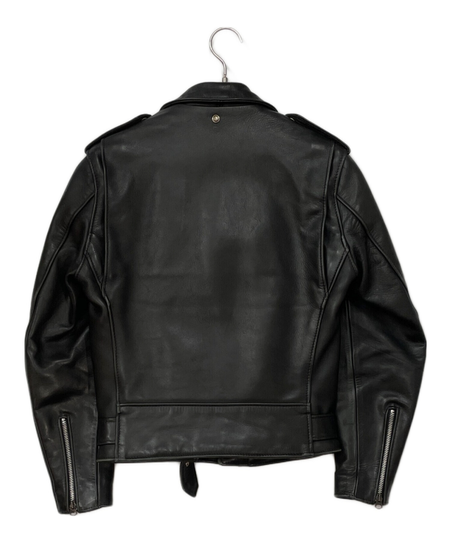 Schott ライダースジャケット 36 中古・古着通販】Schott (ショット) レザーライダースジャケット