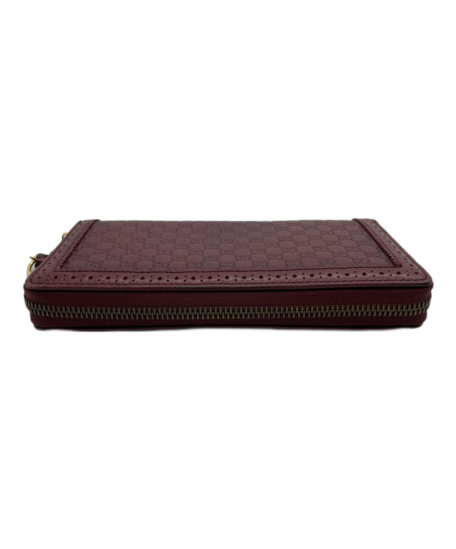 中古・古着通販】GUCCI (グッチ) 長財布 ワインレッド｜ブランド・古着