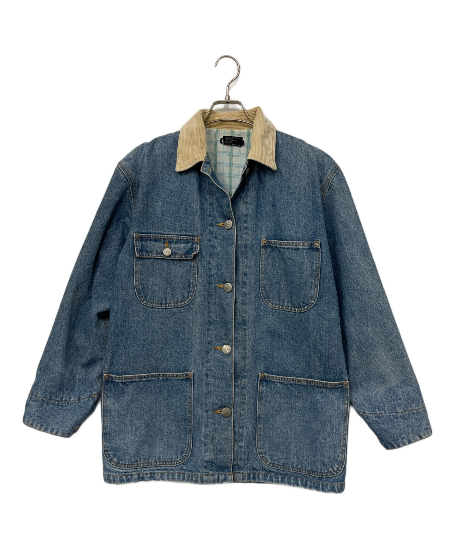 初期GOODENOUGH 初期グッドイナフ　カバーオール　インディゴデニム　Ｌ 2025年最新】グッドイナフ gジャンの人気アイテム - メルカリ