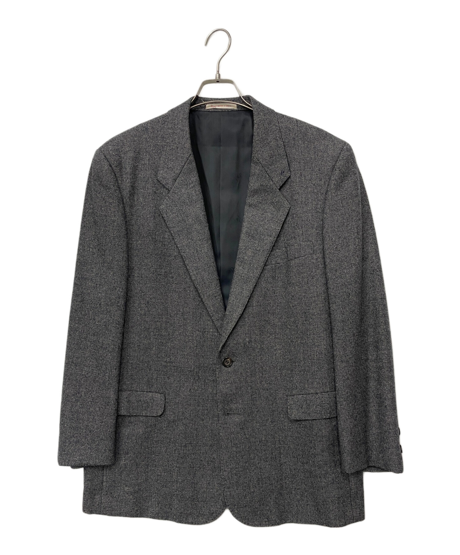 美品 PAPAS パパス テーラードジャケット リネン混 グレー M 貝ボタン 中古・古着通販】PAPAS (パパス) Martin Sons & Co. テーラード