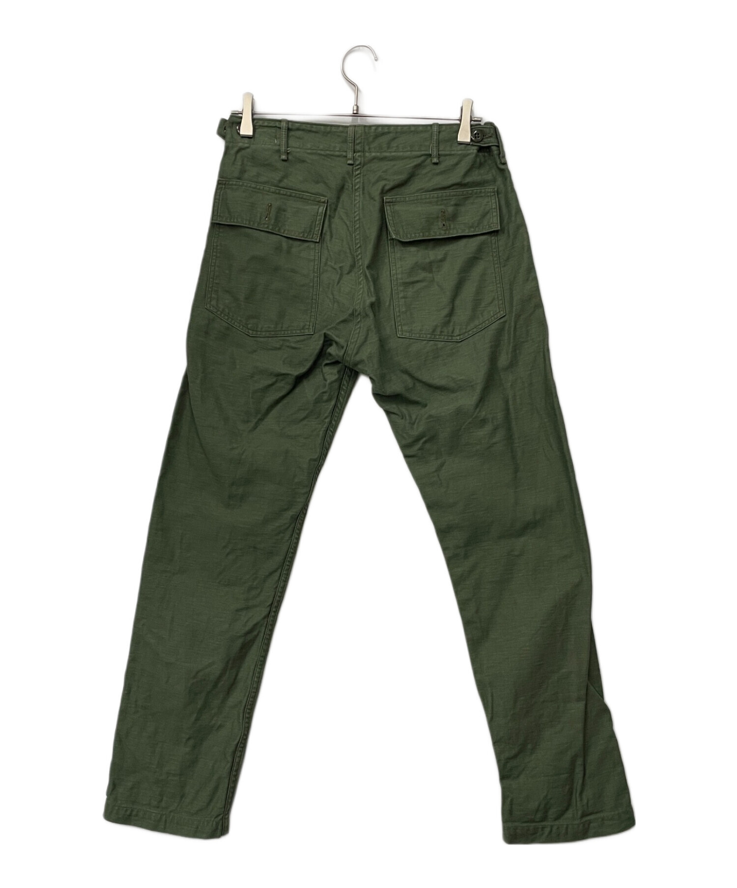 中古・古着通販】orSlow (オアスロウ) ファティーグパンツ グリーン